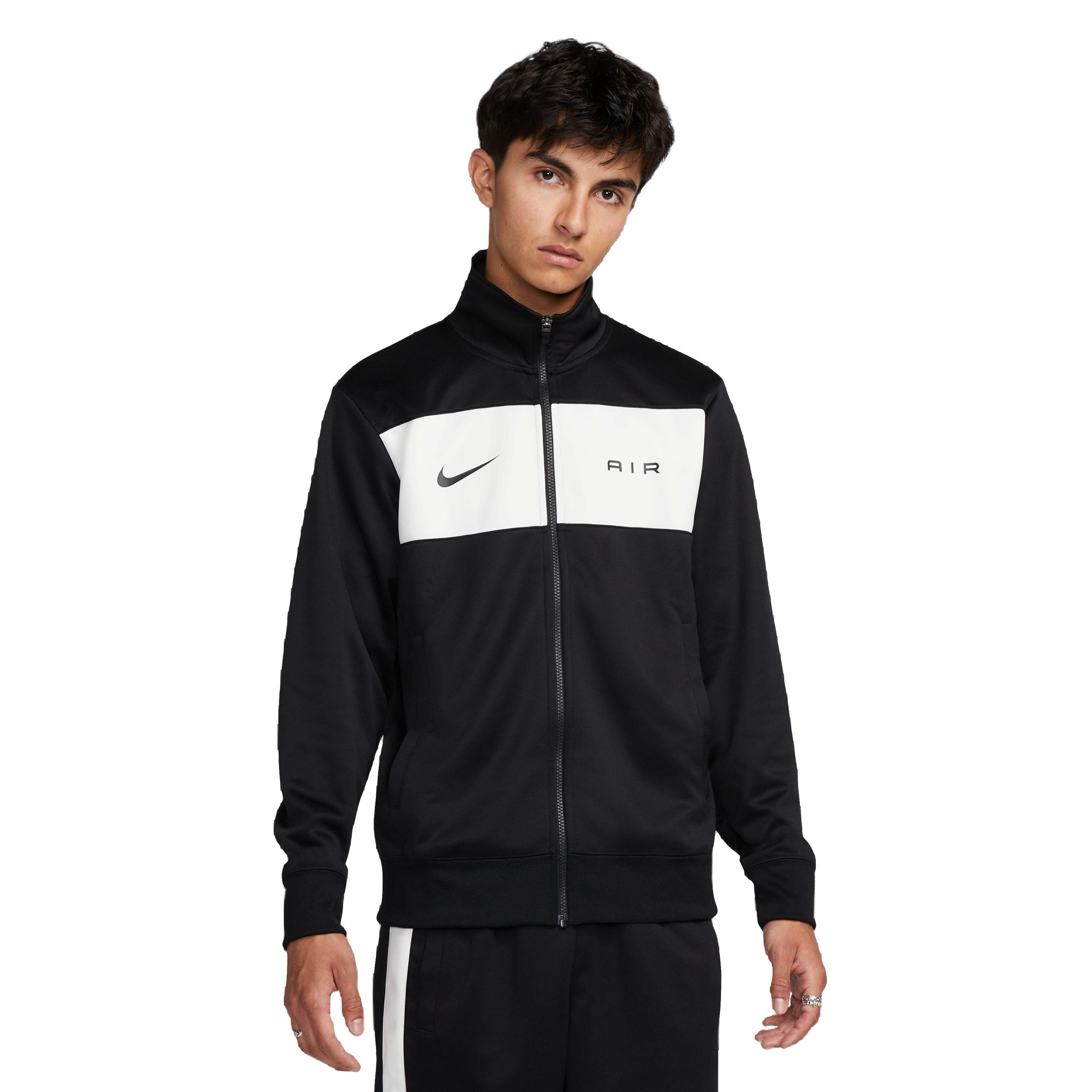 Nike Men's Air Track Jacket-Black/White - BLACK/WHITE Thumbnail View 1