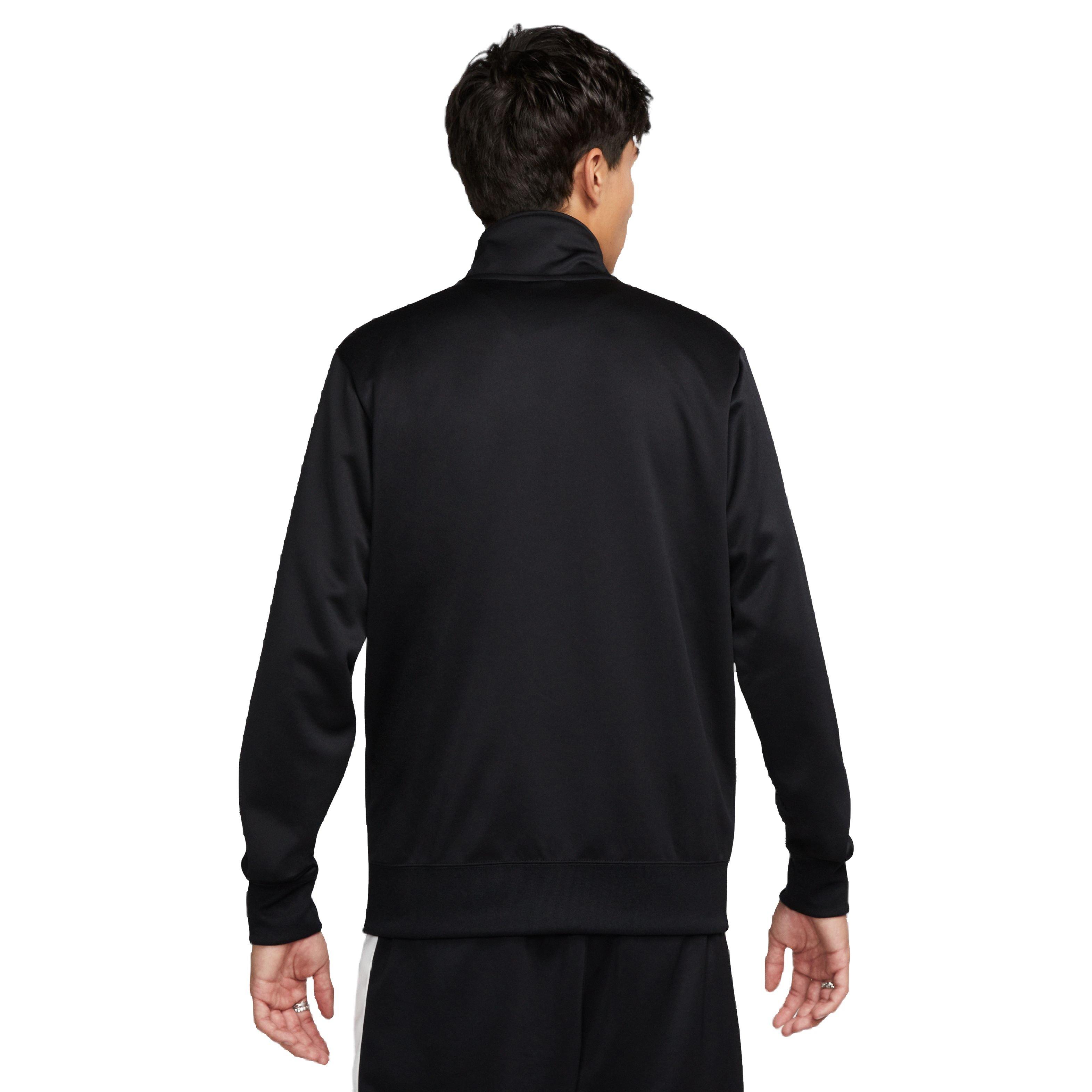 Nike Men's Air Track Jacket-Black/White - BLACK/WHITE Thumbnail View 2