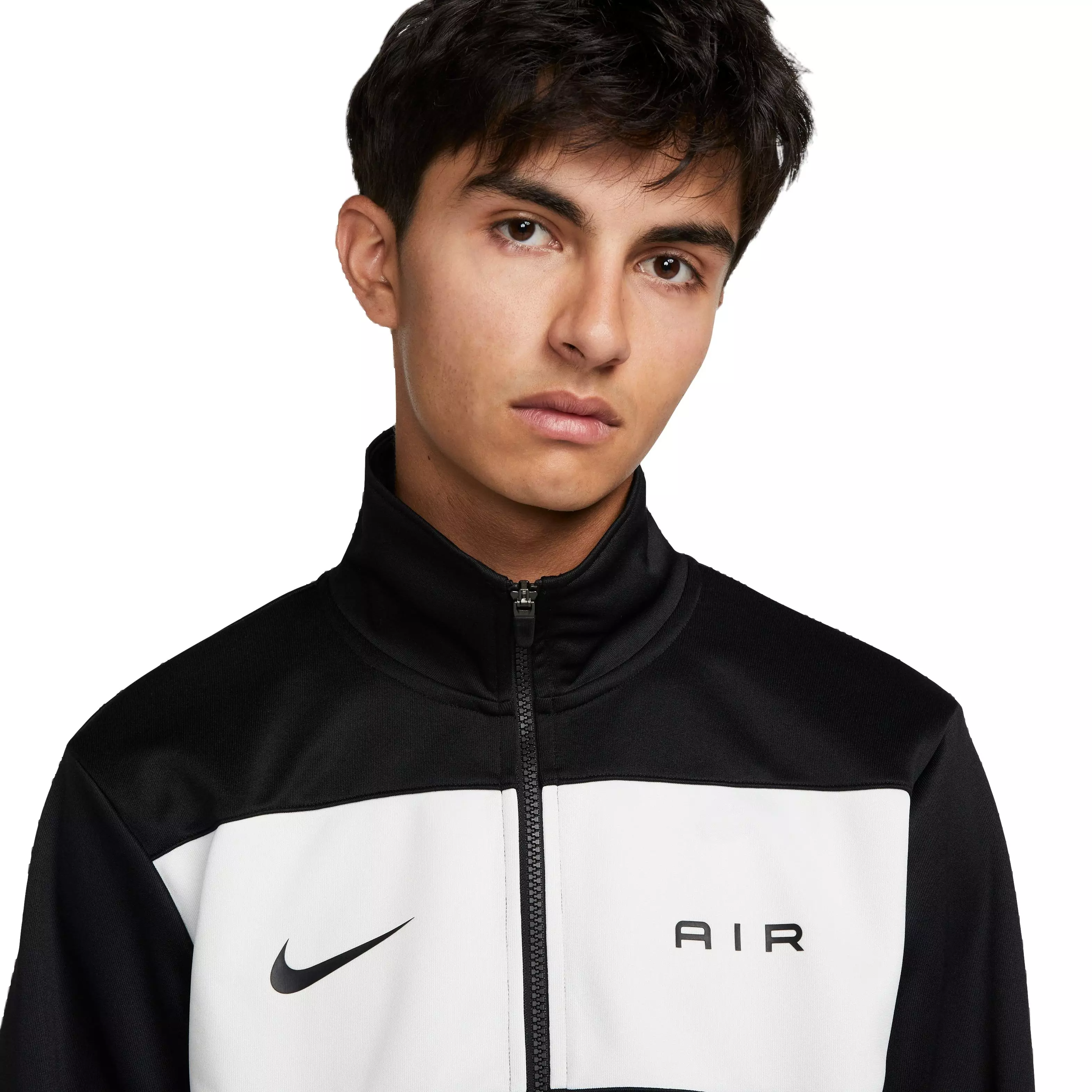 Nike Men's Air Track Jacket-Black/White - BLACK/WHITE