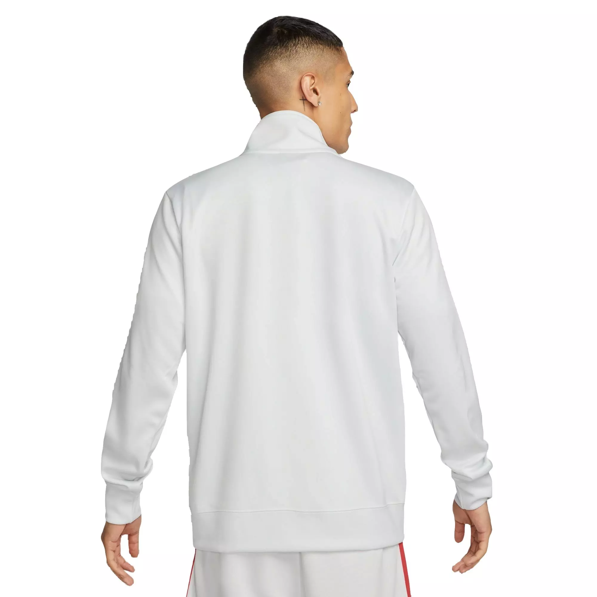 Nike Men's Air Track Top - White/Red - WHITE/RED