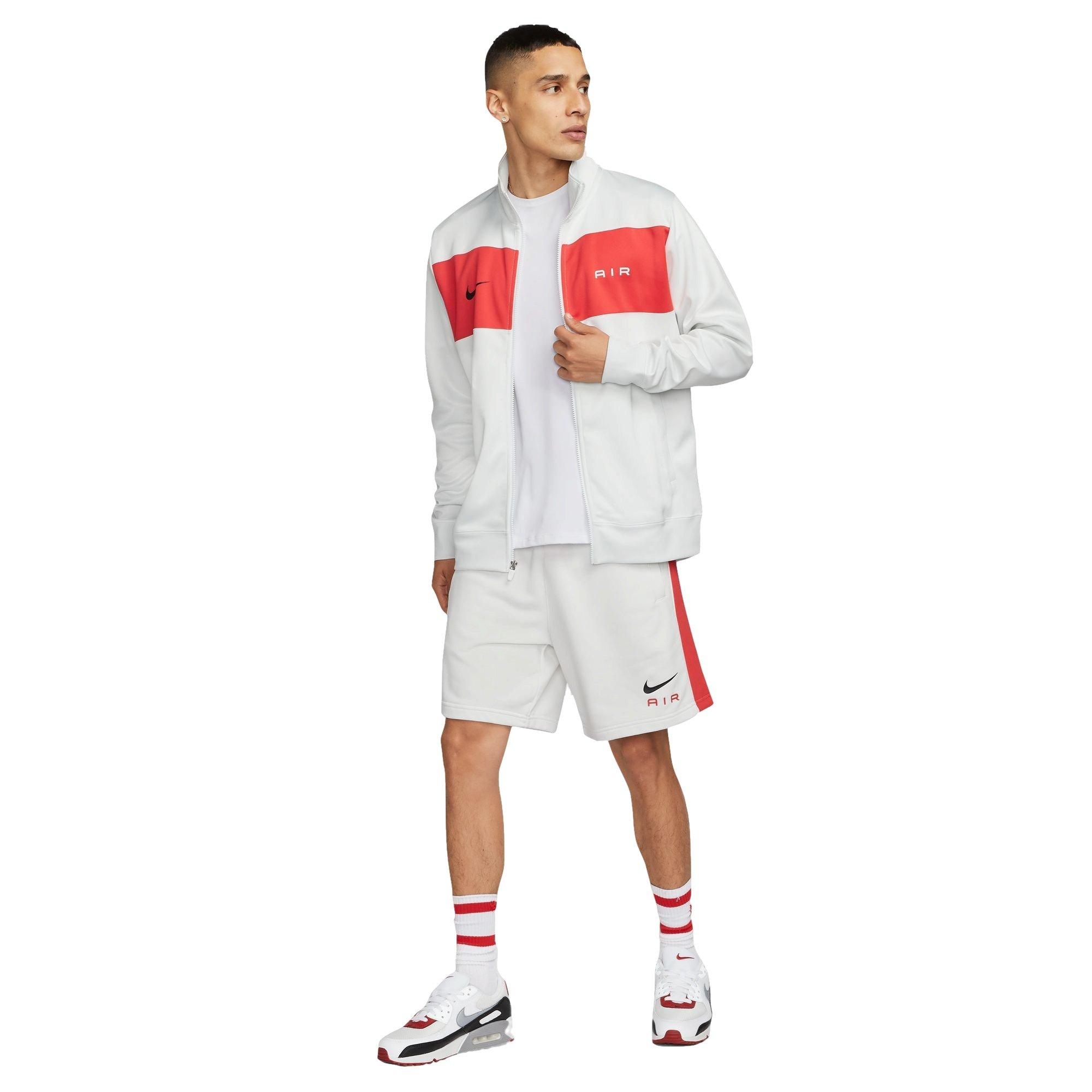 Nike Men's Air Track Top - White/Red - WHITE/RED Thumbnail View 3