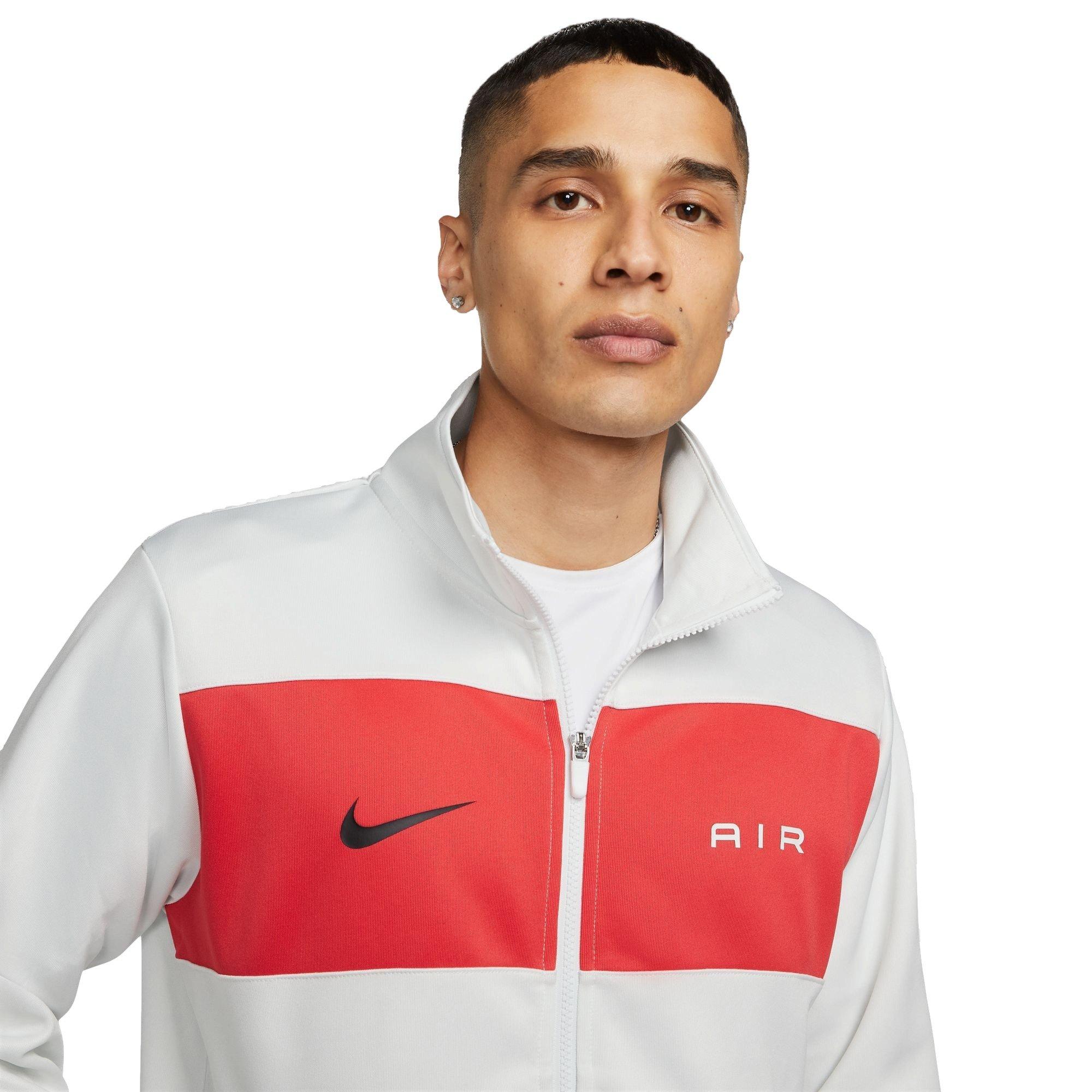 Nike Men's Air Track Top - White/Red - WHITE/RED Thumbnail View 4