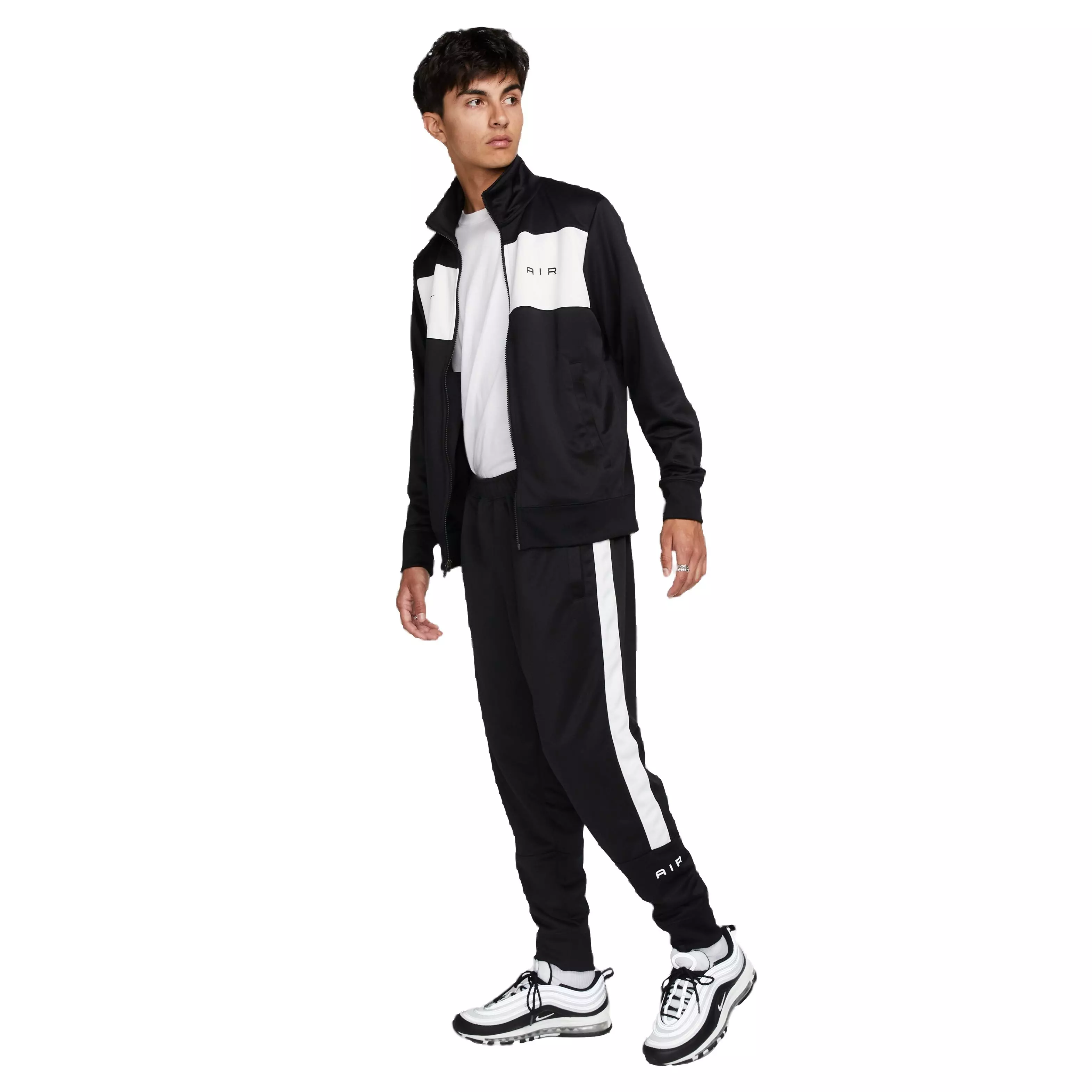 Nike Men's Air Track Pants - Black/White - BLACK/WHITE