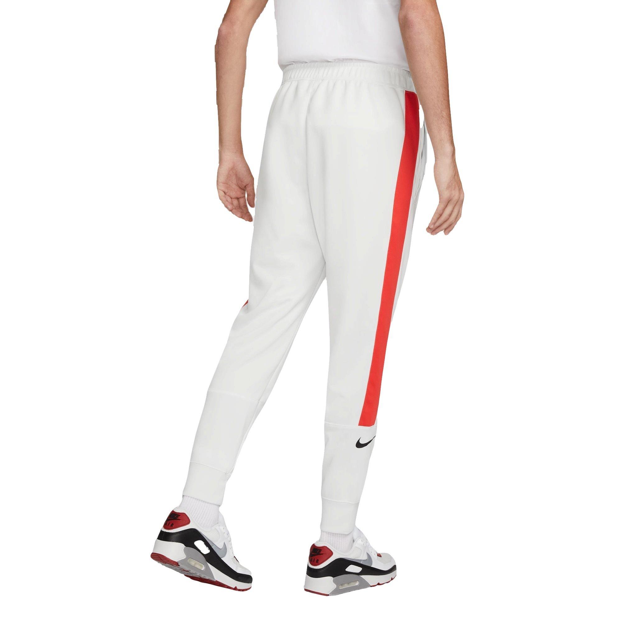 Nike Men's Air Track Pants - White/Red - WHITE/RED Thumbnail View 2