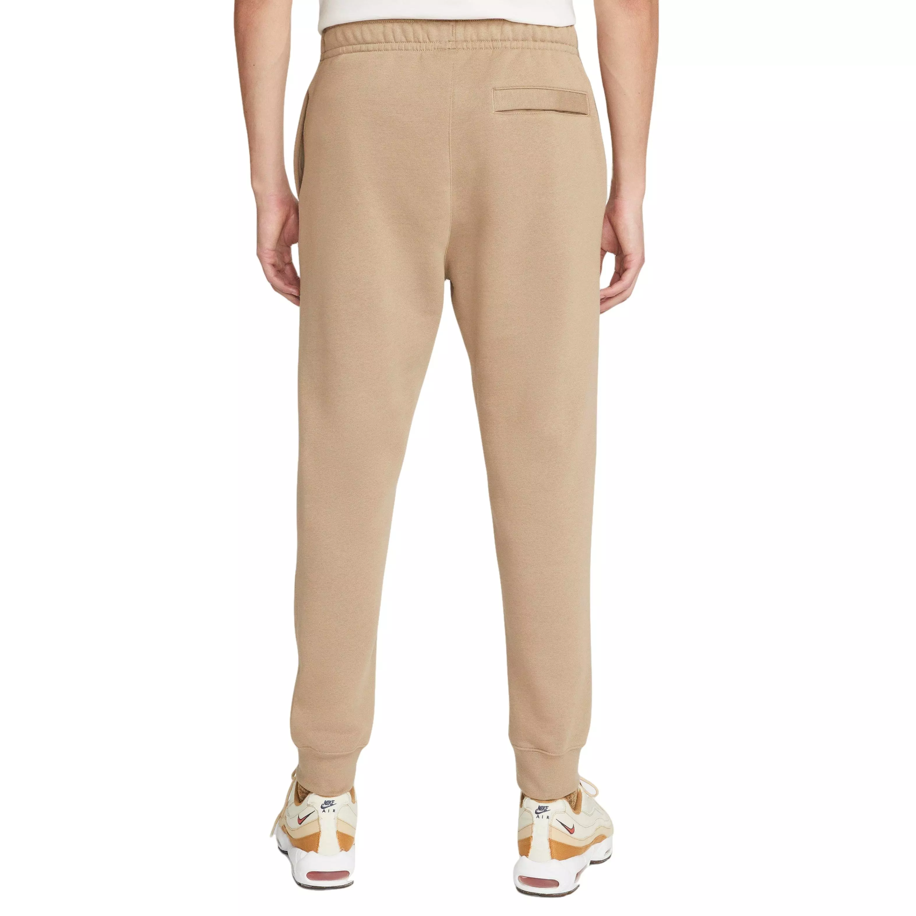 Nike Men's Sportswear Club Fleece Joggers-Khaki - KHAKI