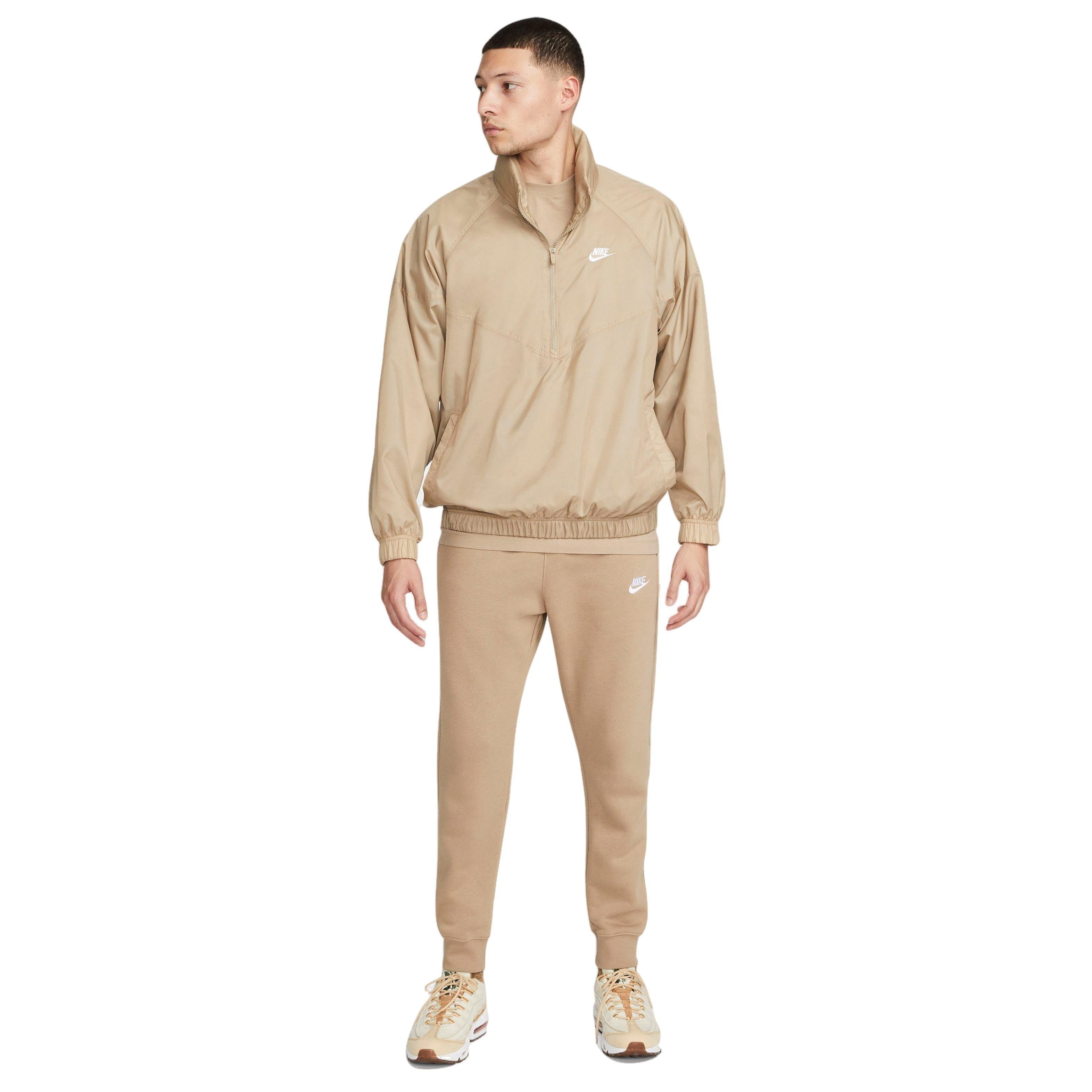 Nike Men's Sportswear Club Fleece Joggers-Khaki - KHAKI Thumbnail View 7