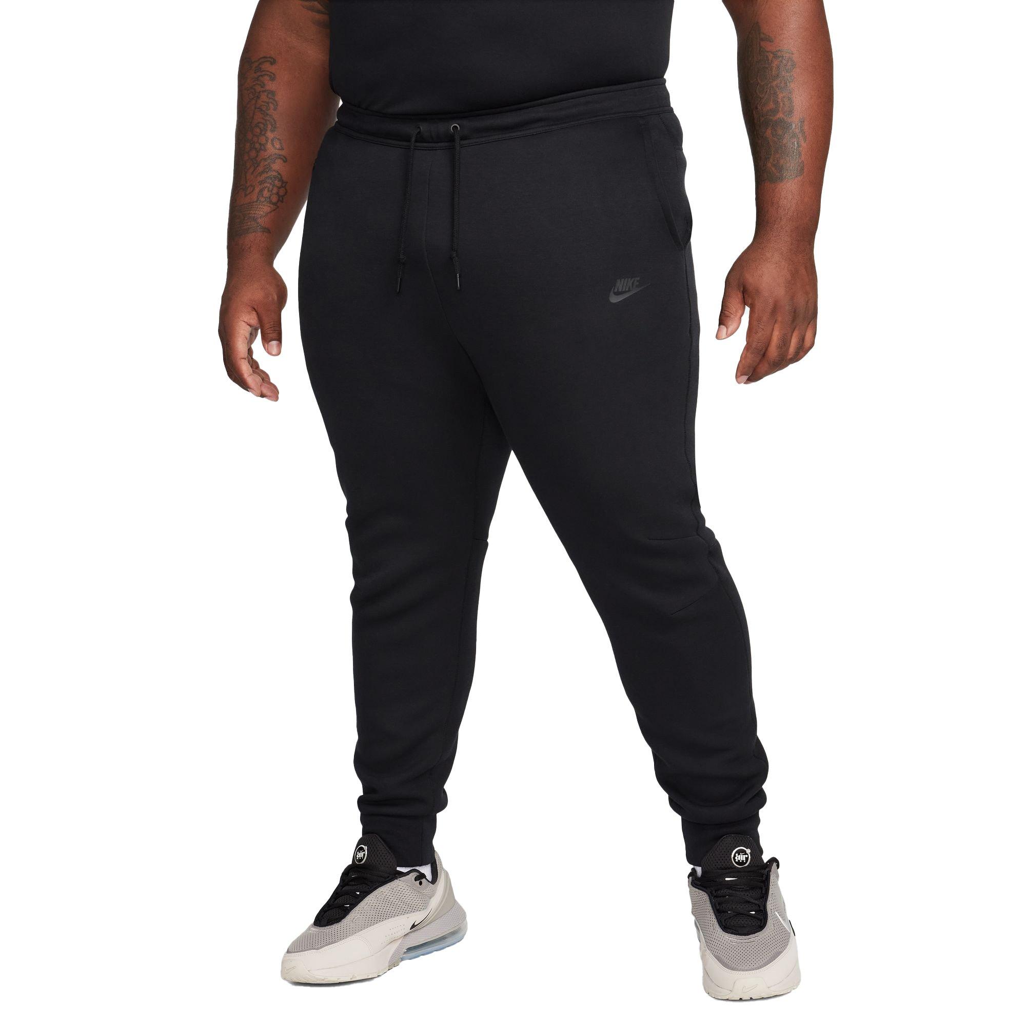 Nike Men's Tech Fleece Joggers-Black - BLACK Thumbnail View 10