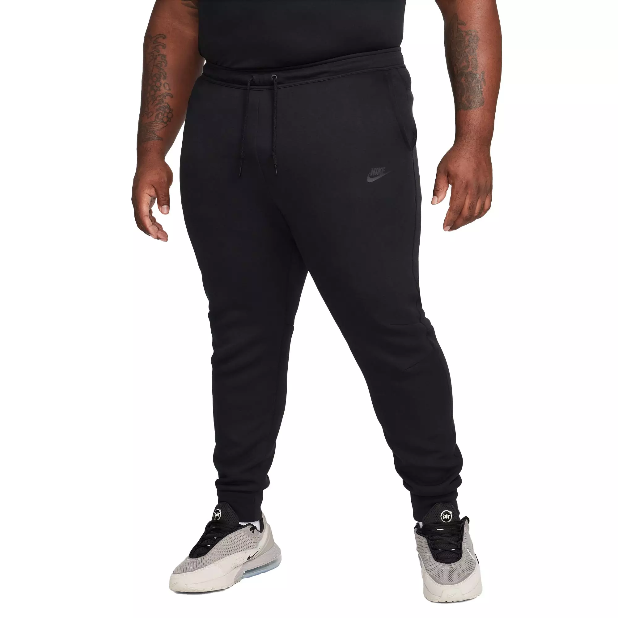 Nike Men's Tech Fleece Joggers-Black - BLACK