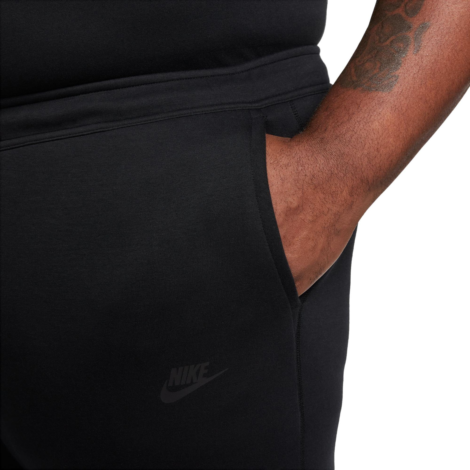 Nike Men's Tech Fleece Joggers-Black - BLACK Thumbnail View 12
