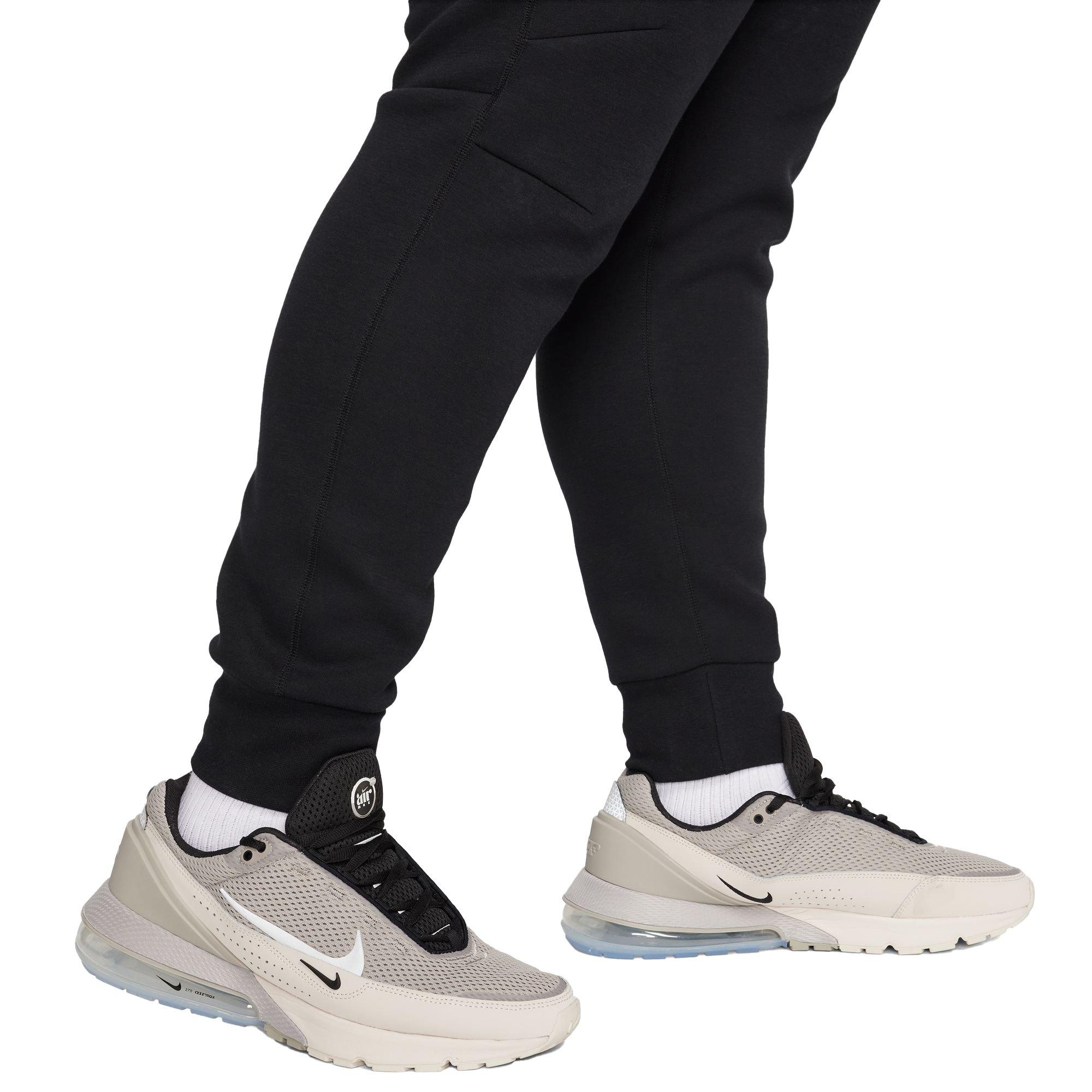 Nike Men's Tech Fleece Joggers-Black - BLACK Thumbnail View 16