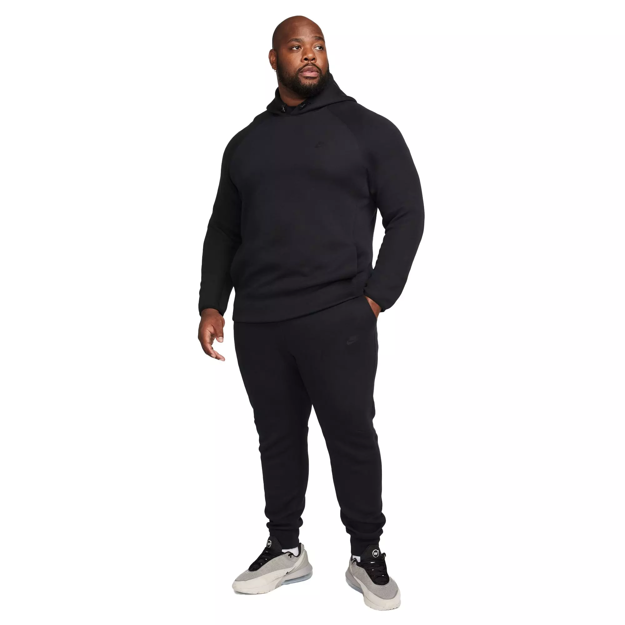 Nike Men's Tech Fleece Joggers-Black - BLACK