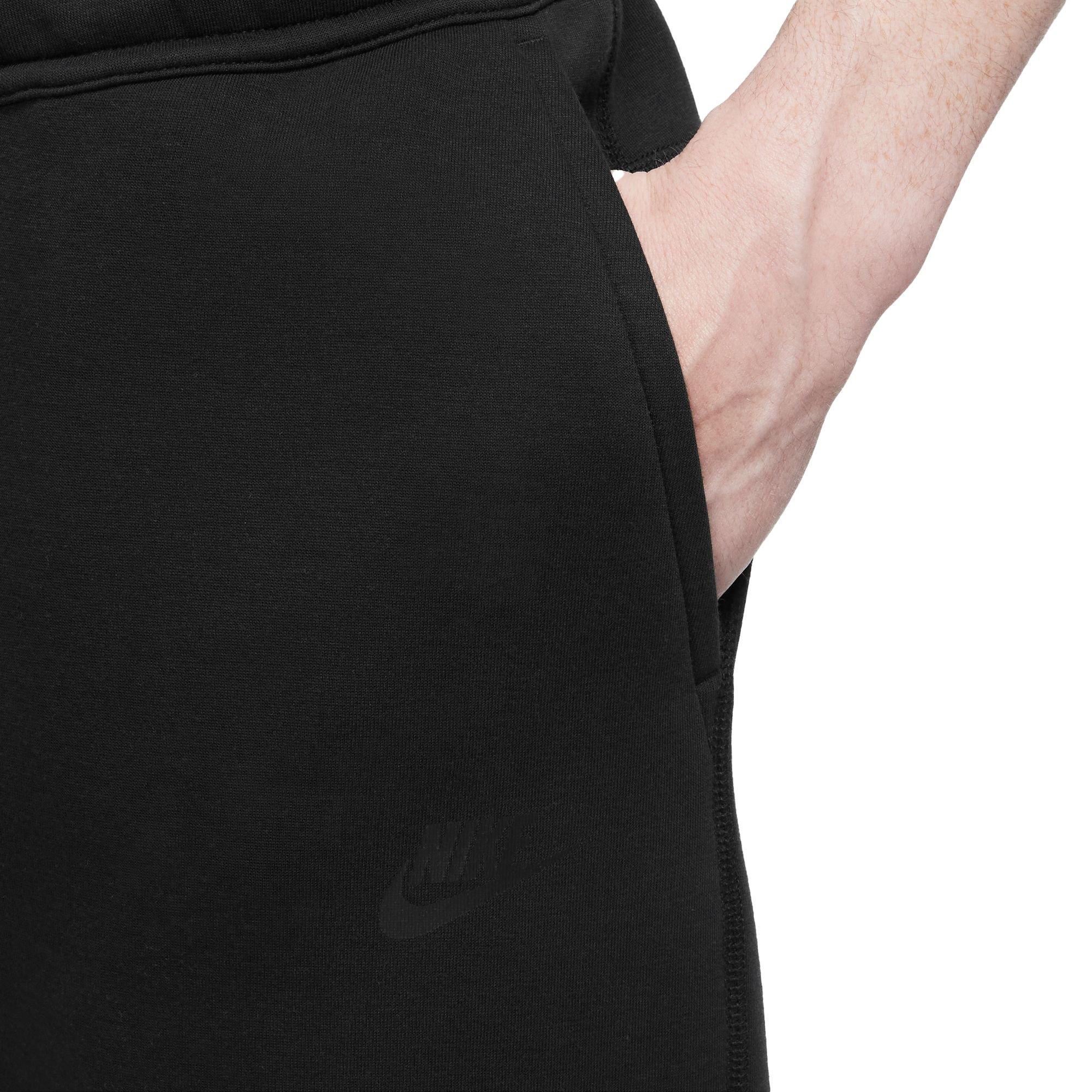 Nike Men's Tech Fleece Joggers-Black - BLACK Thumbnail View 3