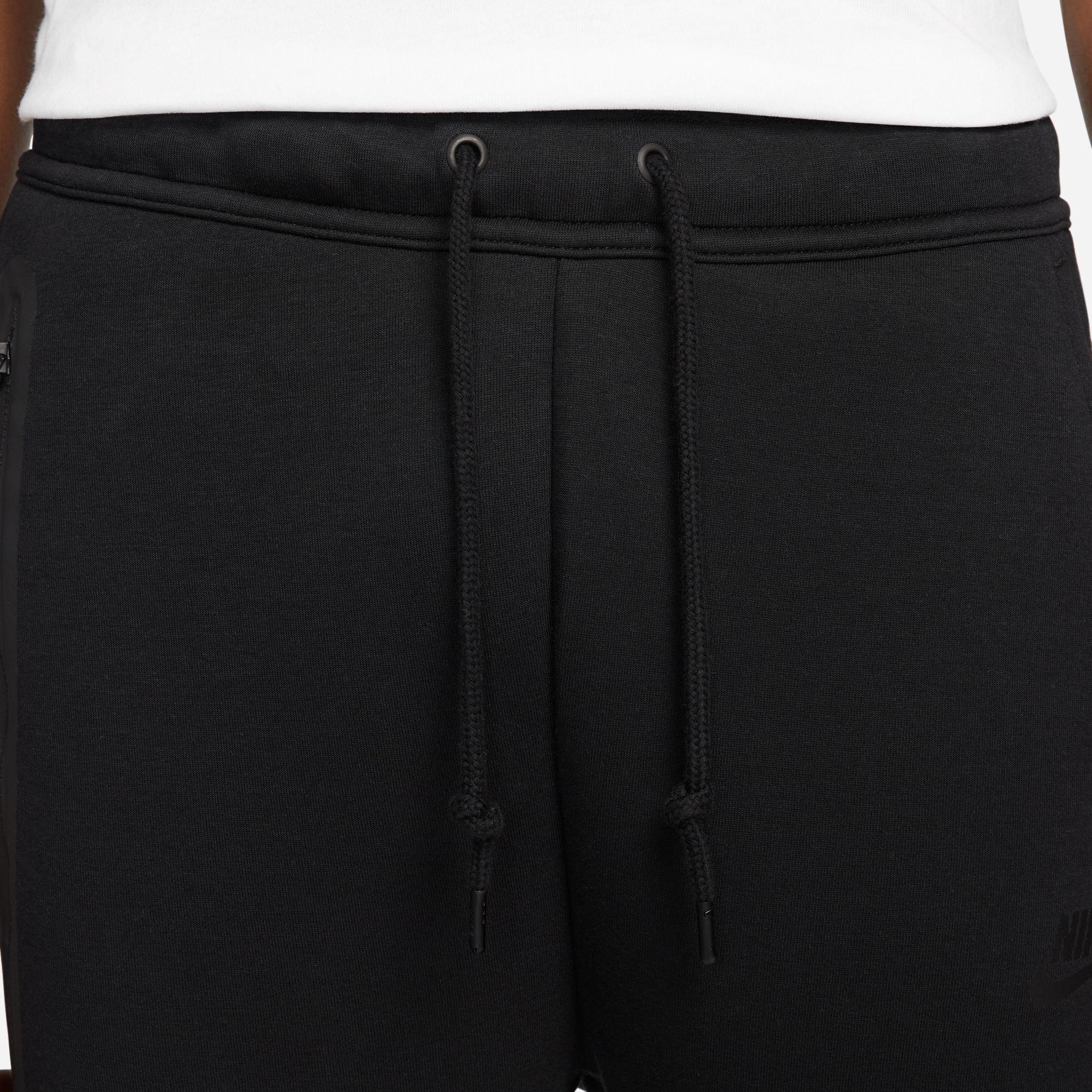 Nike Men's Tech Fleece Joggers-Black - BLACK Thumbnail View 4