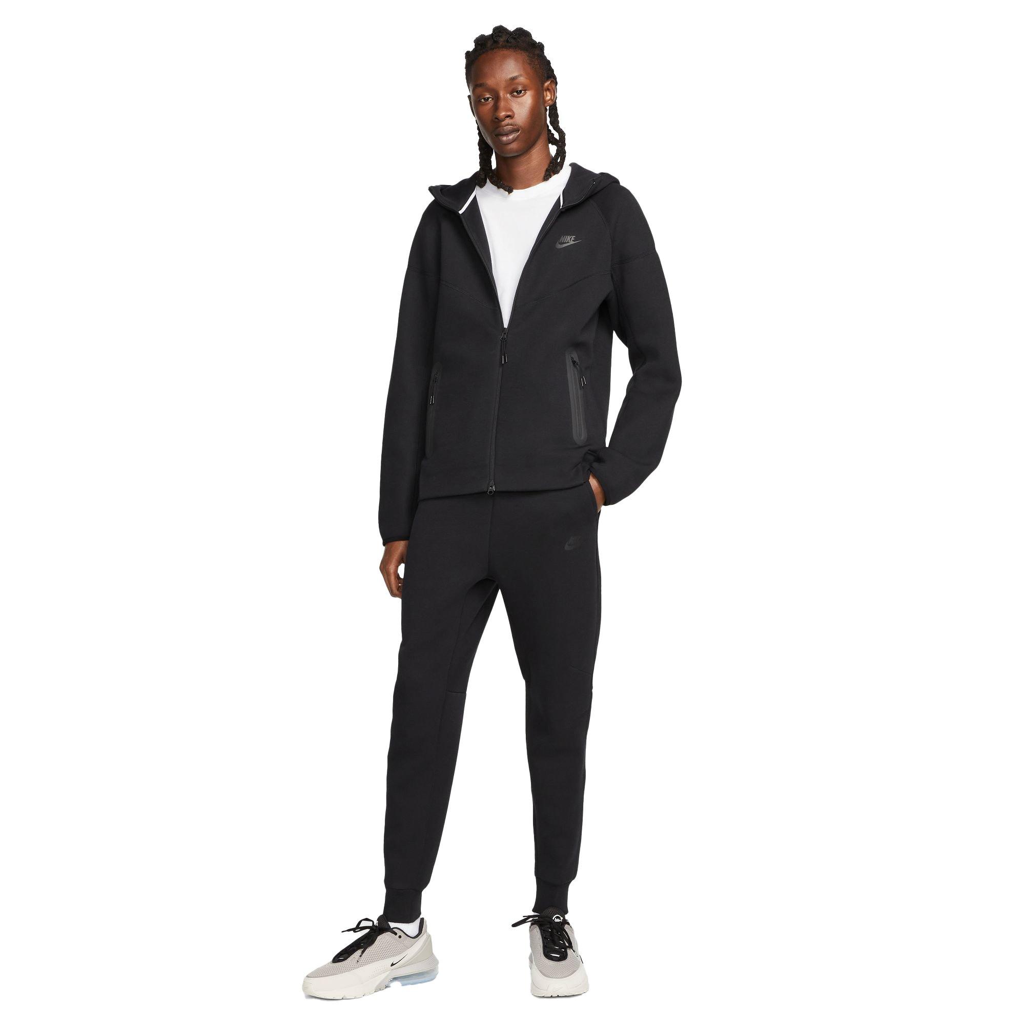 Nike Men's Tech Fleece Joggers-Black - BLACK Thumbnail View 9