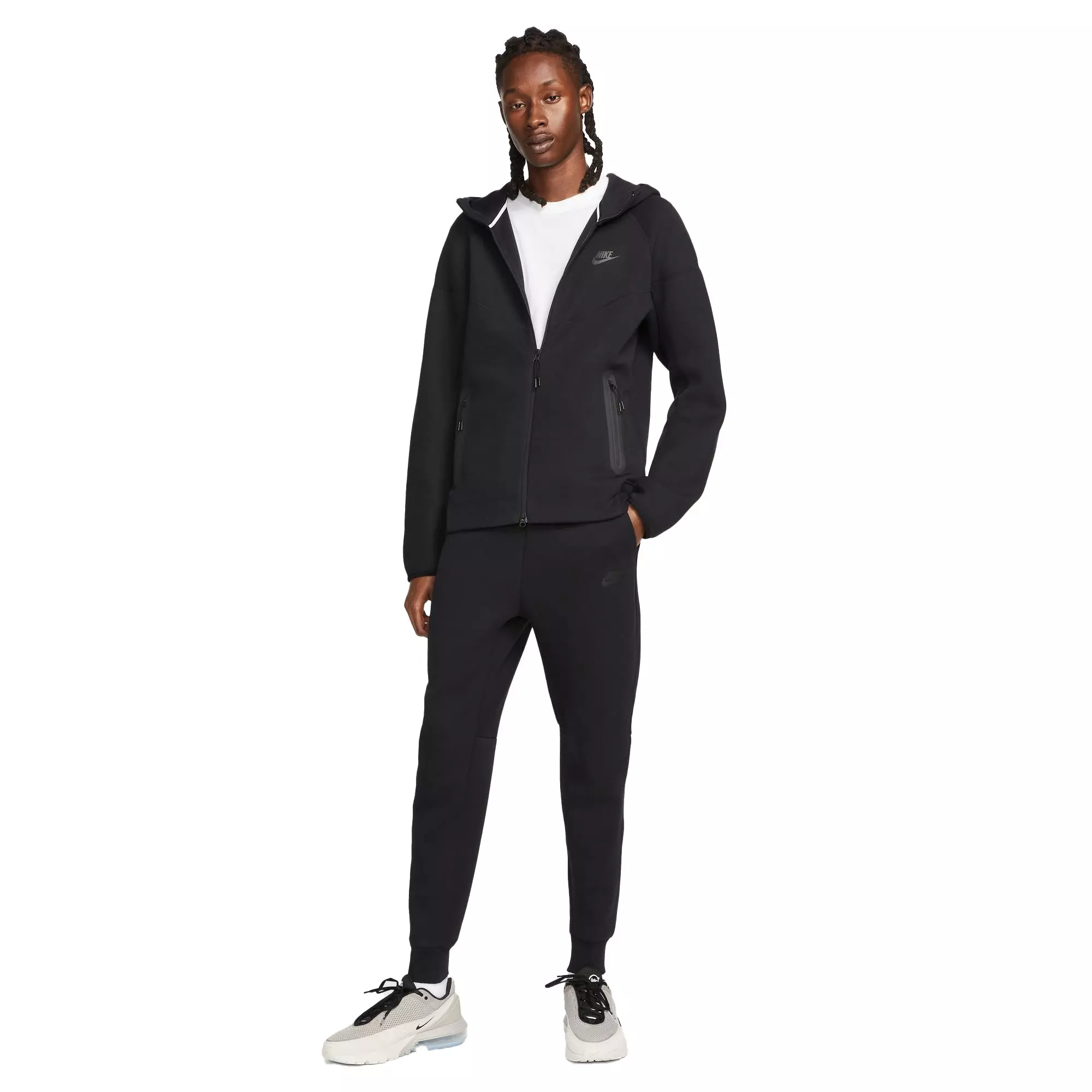 Nike Men's Tech Fleece Joggers-Black - BLACK