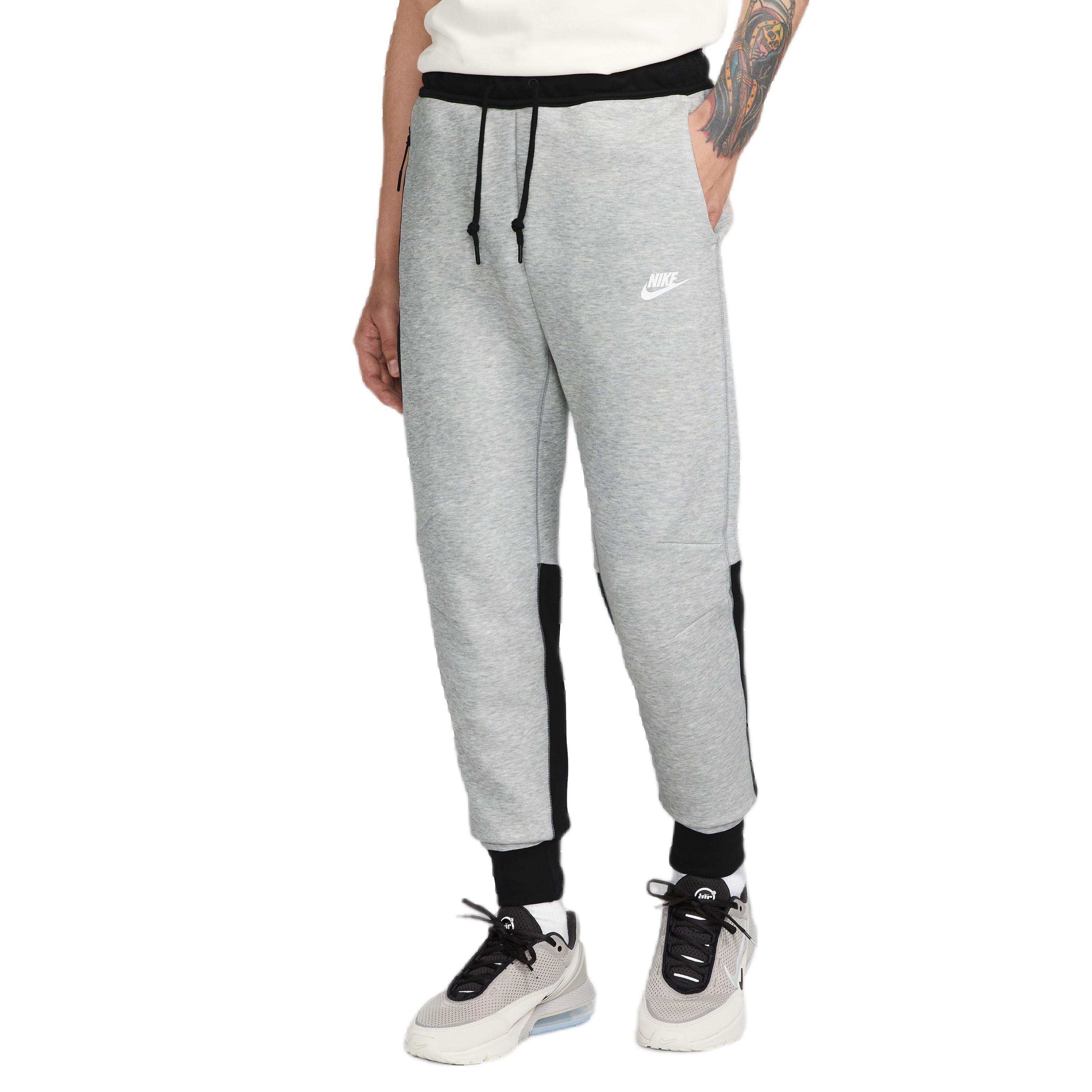 Nike Men s Sportswear Tech Fleece Joggers Grey Black Hibbett