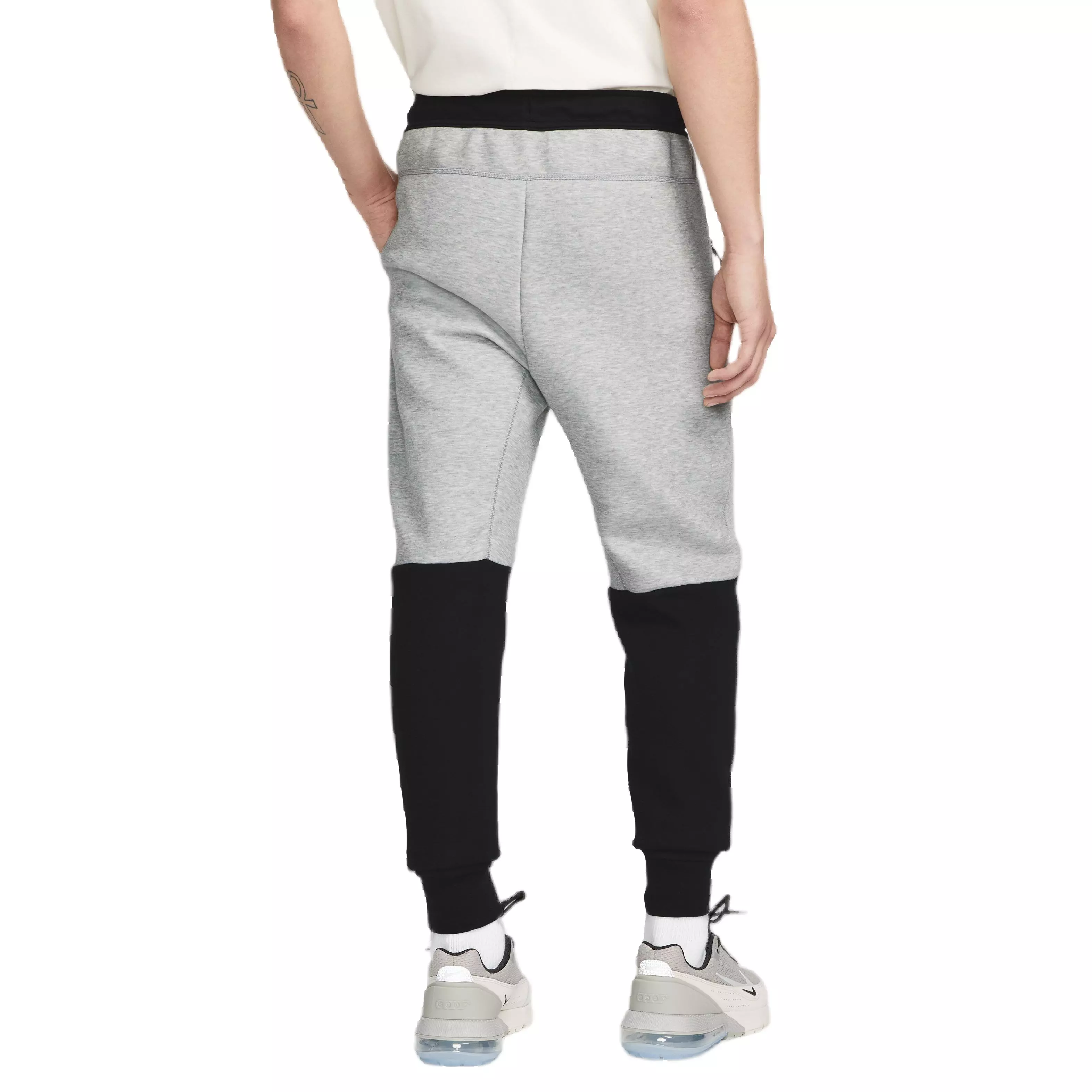 Nike Men's Sportswear Tech Fleece Joggers-Grey/Black - BLACK/GREY