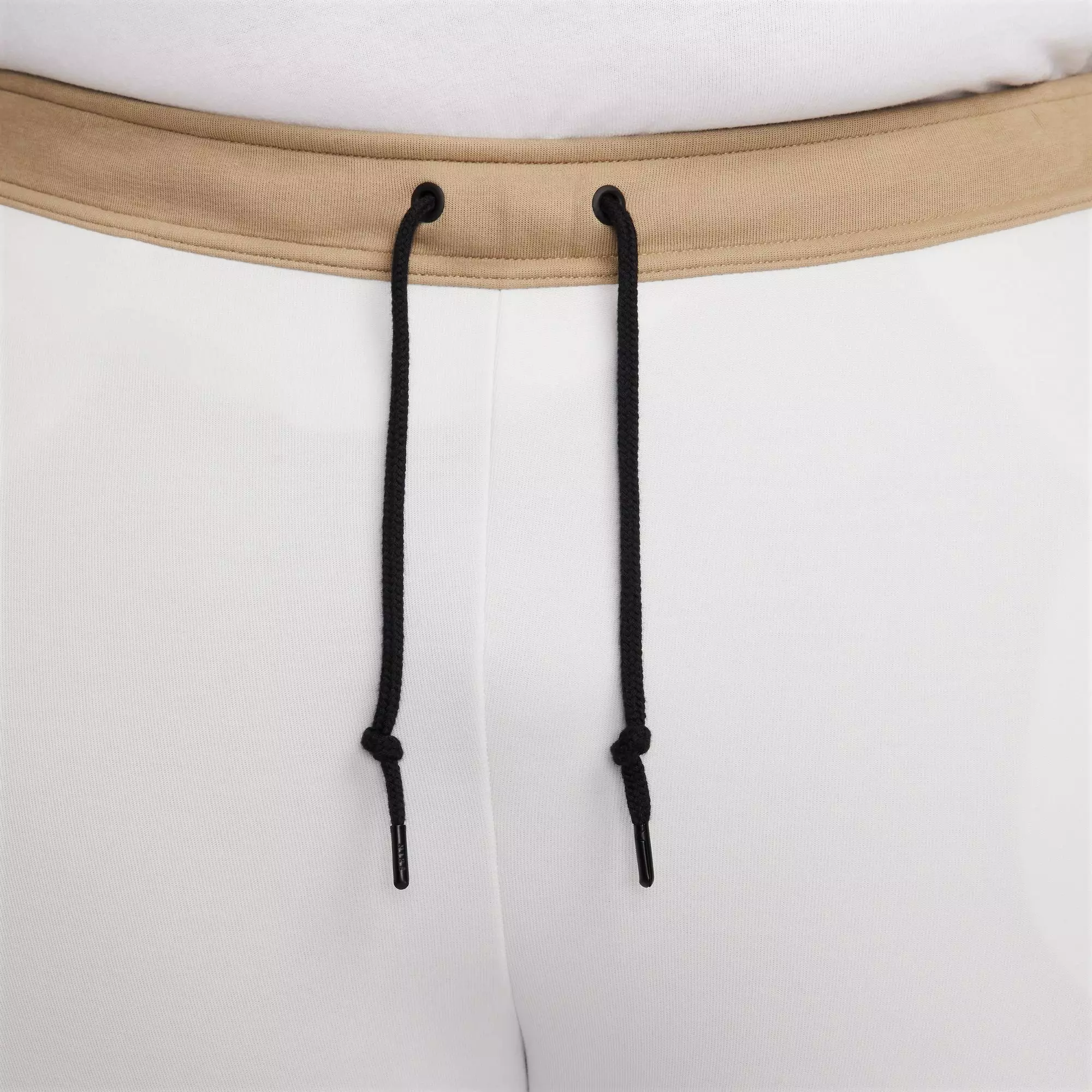 Nike Men's Tech Fleece Joggers - Summit White - WHITE/KHAKI