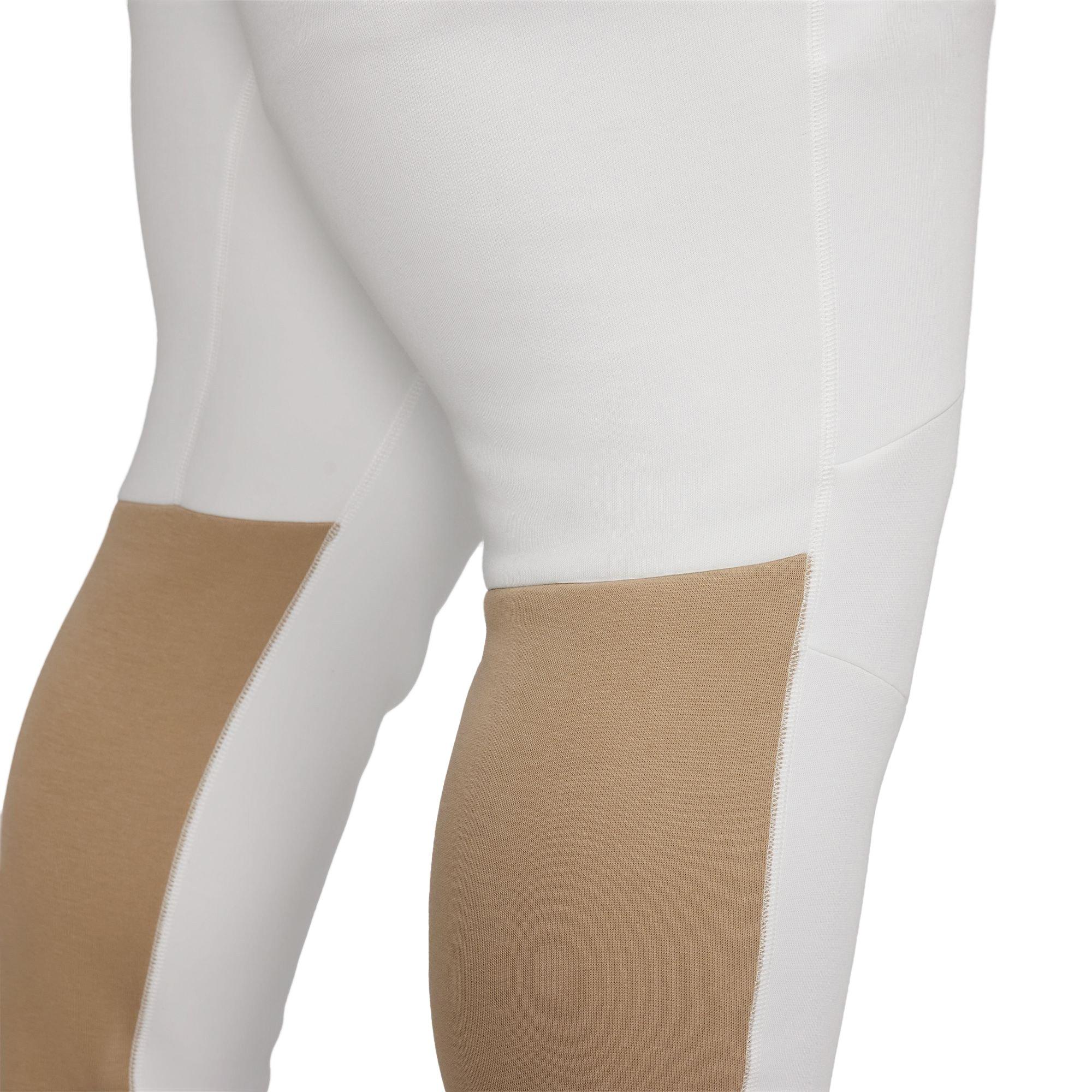 Nike Men's Tech Fleece Joggers - Summit White - WHITE/KHAKI Thumbnail View 15