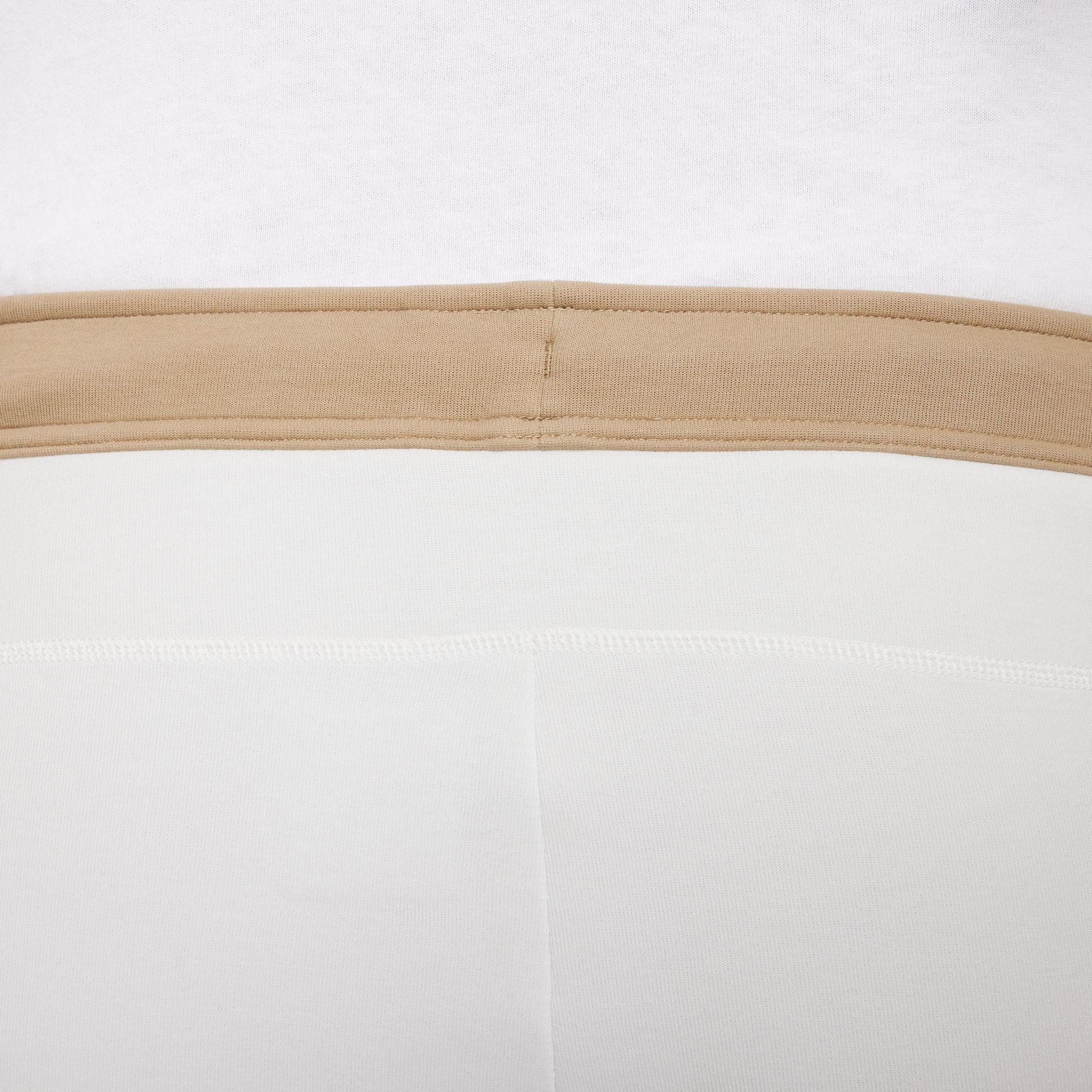 Nike Men's Tech Fleece Joggers - Summit White - WHITE/KHAKI Thumbnail View 17