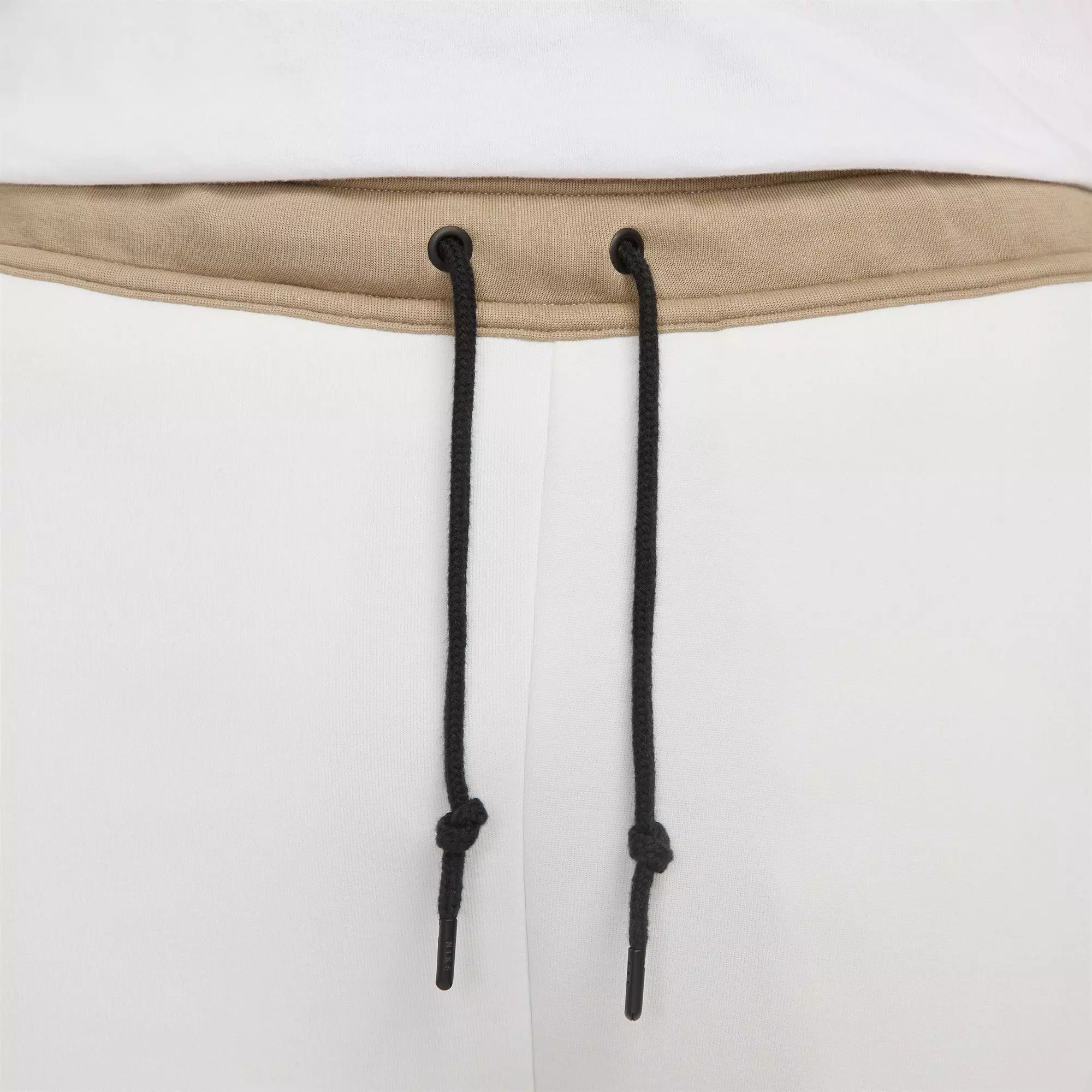 Nike Men's Tech Fleece Joggers - Summit White - WHITE/KHAKI