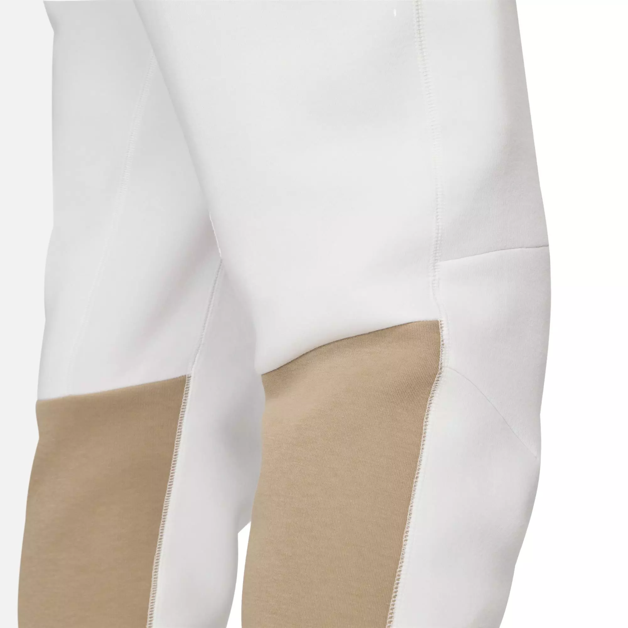 Nike Men's Tech Fleece Joggers - Summit White - WHITE/KHAKI