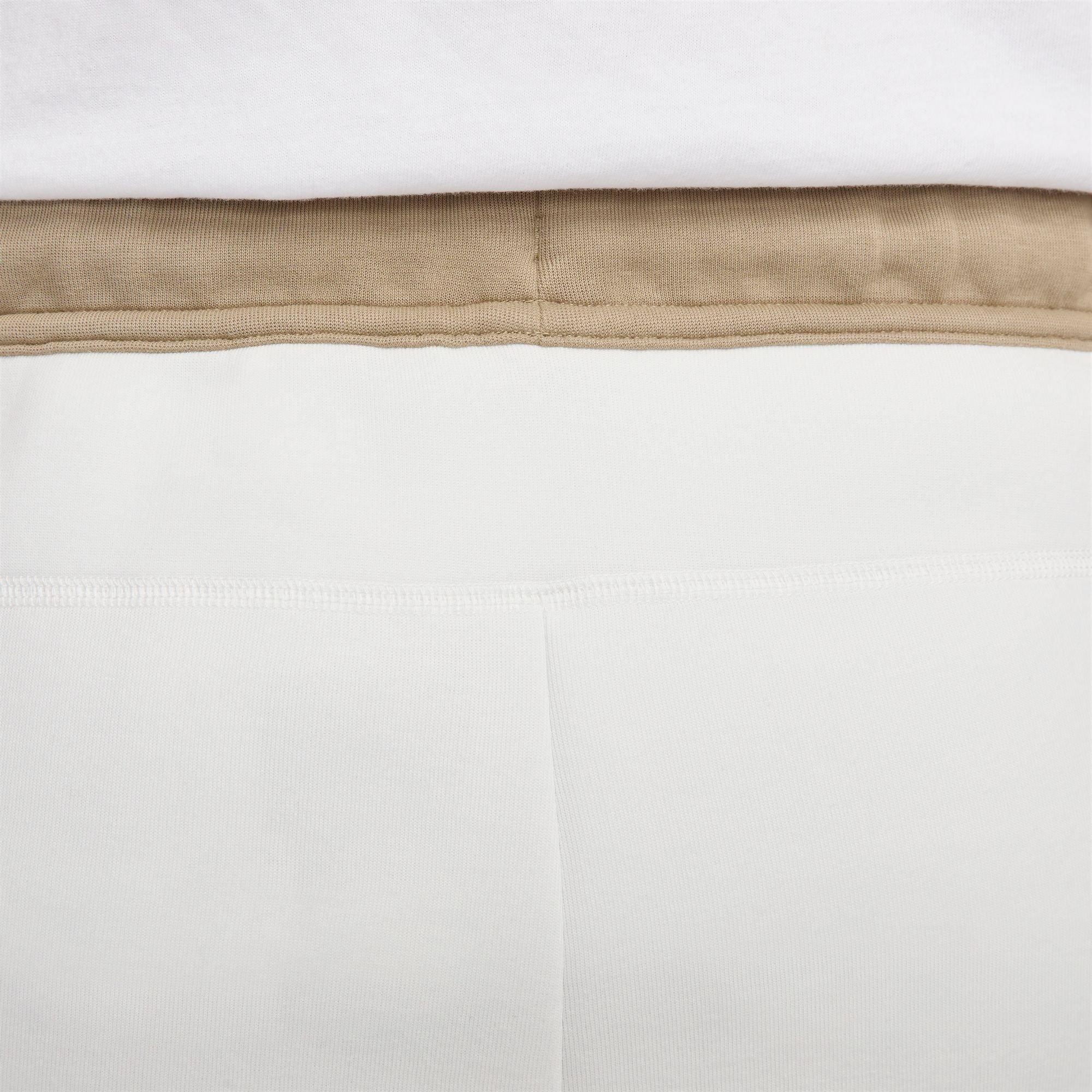 Nike Men's Tech Fleece Joggers - Summit White - WHITE/KHAKI Thumbnail View 8