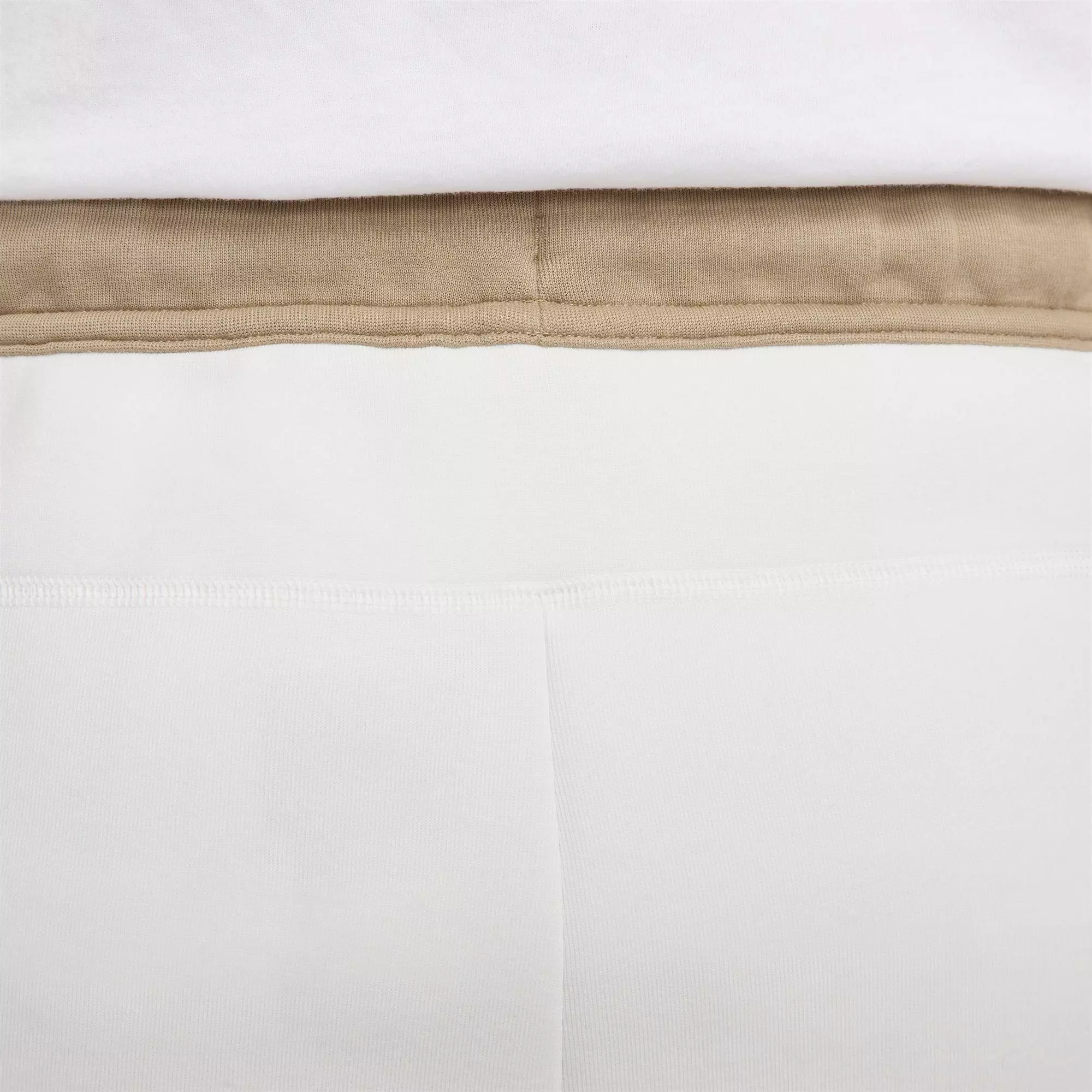 Nike Men's Tech Fleece Joggers - Summit White - WHITE/KHAKI