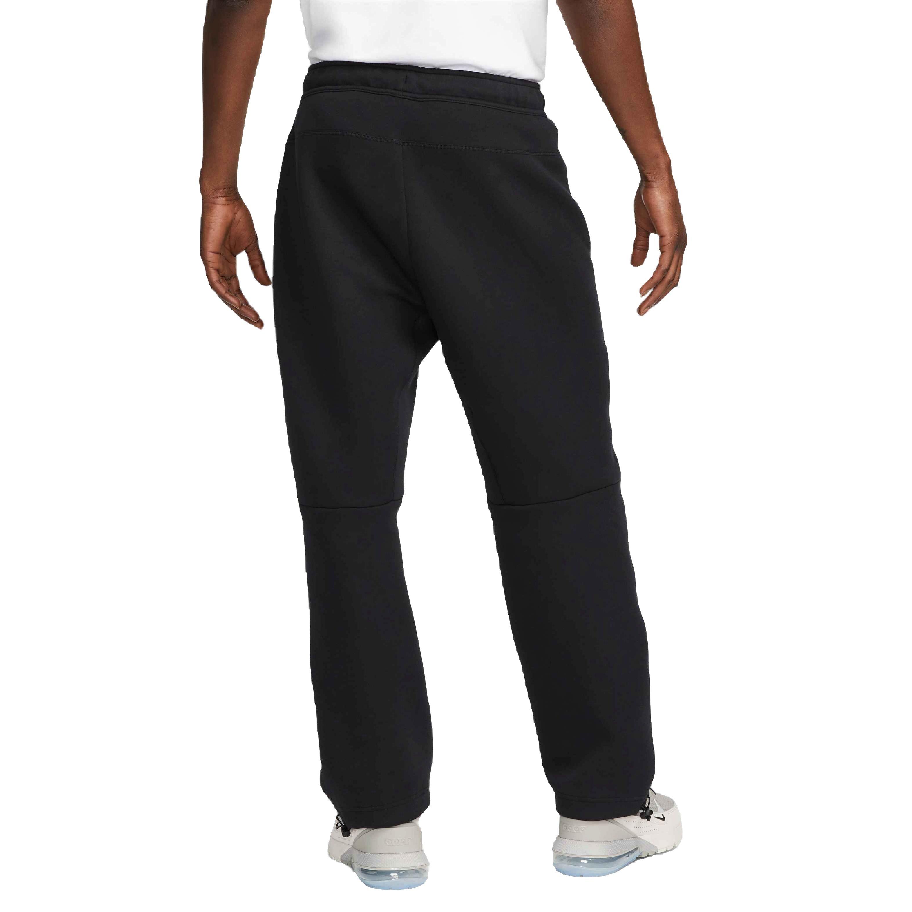 Nike Men's Tech Fleece Open Hem Pants - BLACK Thumbnail View 2