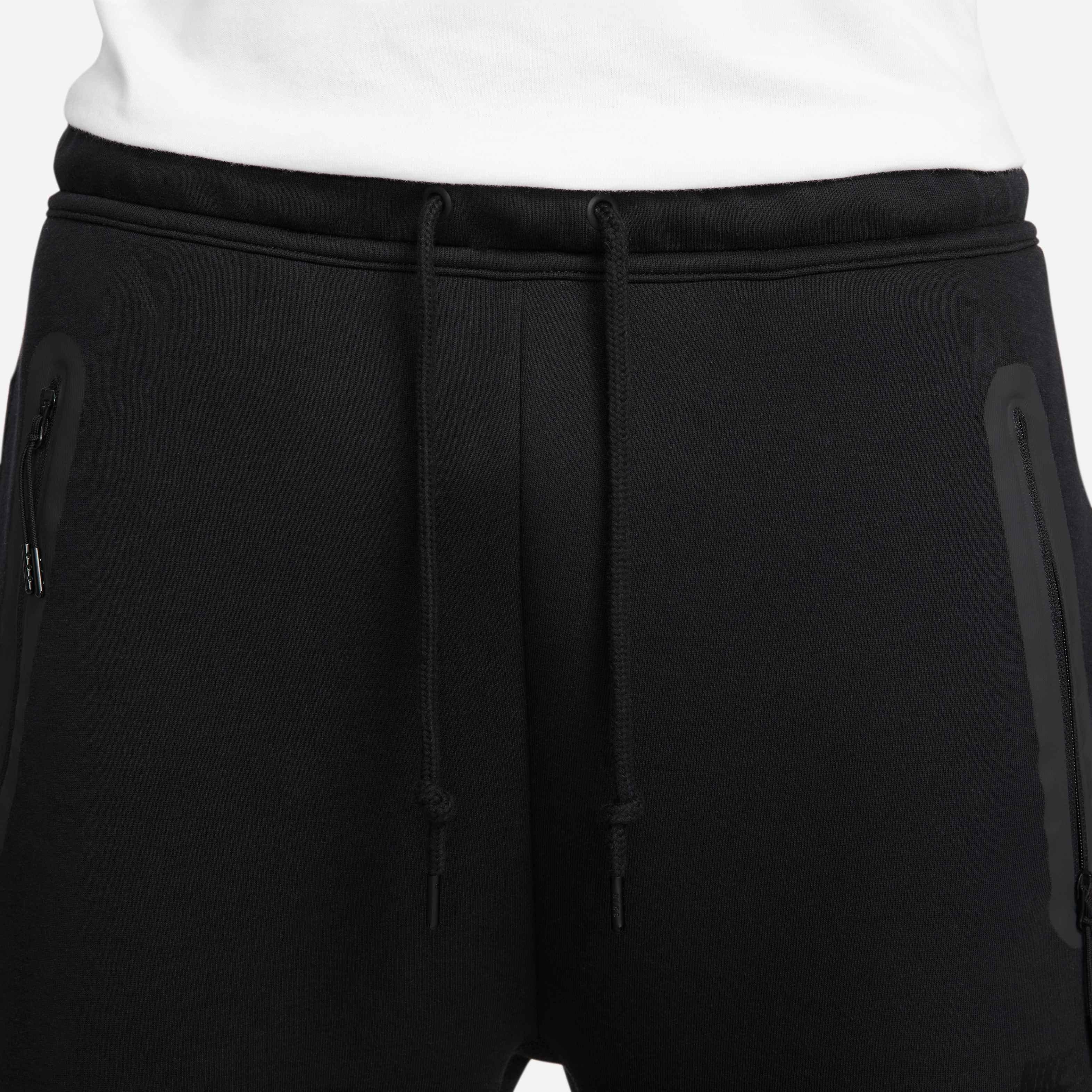 Nike Men's Tech Fleece Open Hem Pants - BLACK Thumbnail View 3
