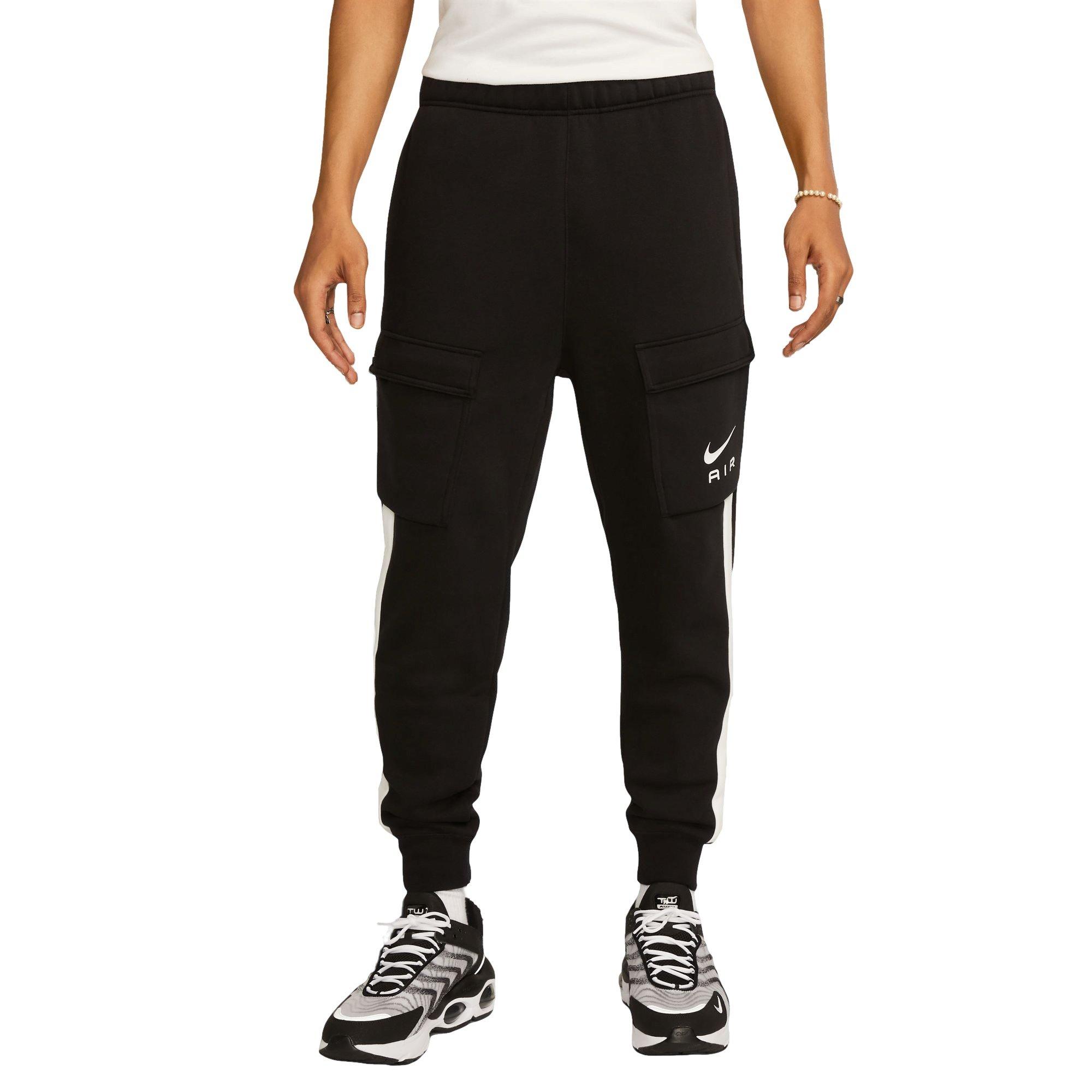 Nike Men's Air Fleece Pants-Black - BLACK Thumbnail View 1