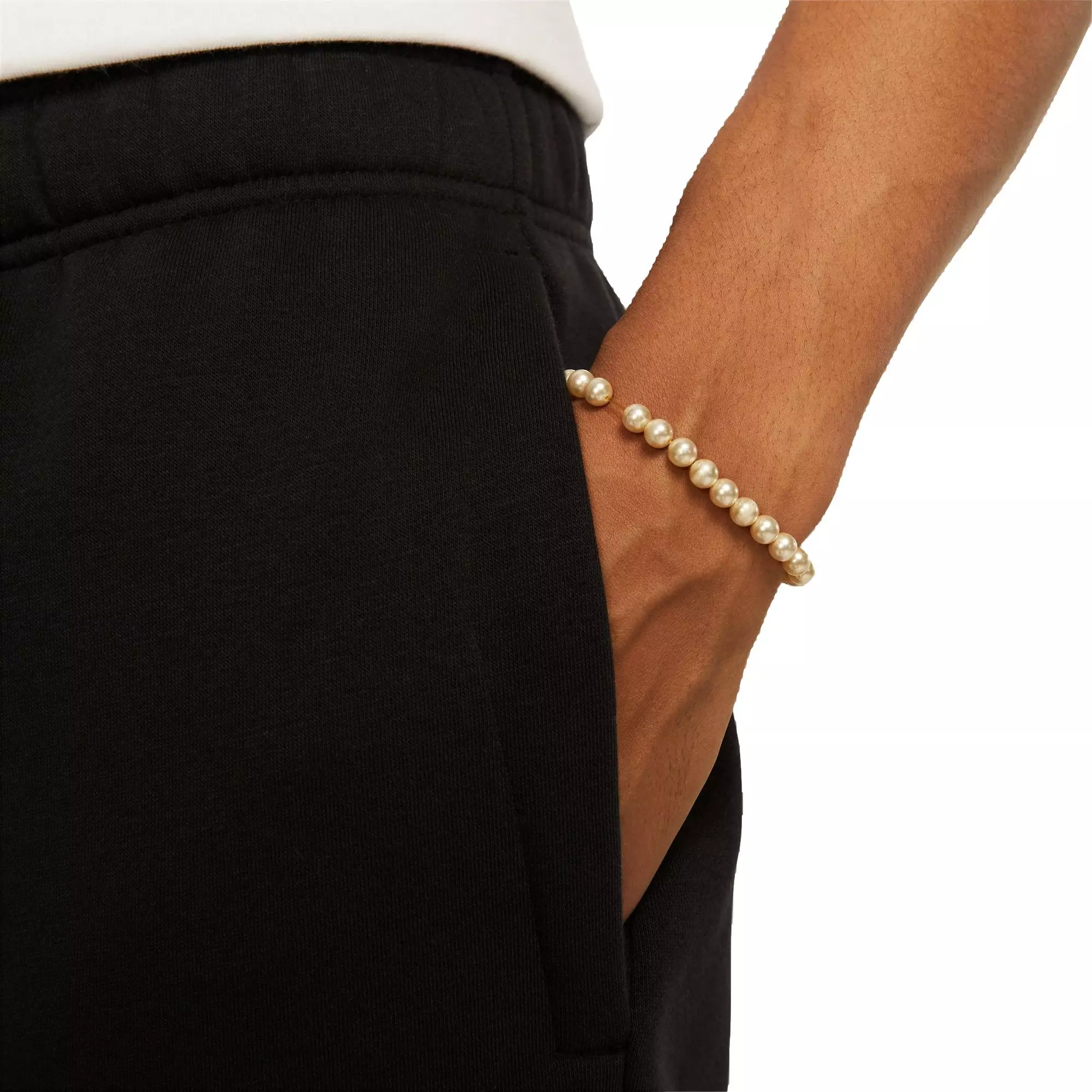 Nike Men's Air Fleece Pants-Black - BLACK