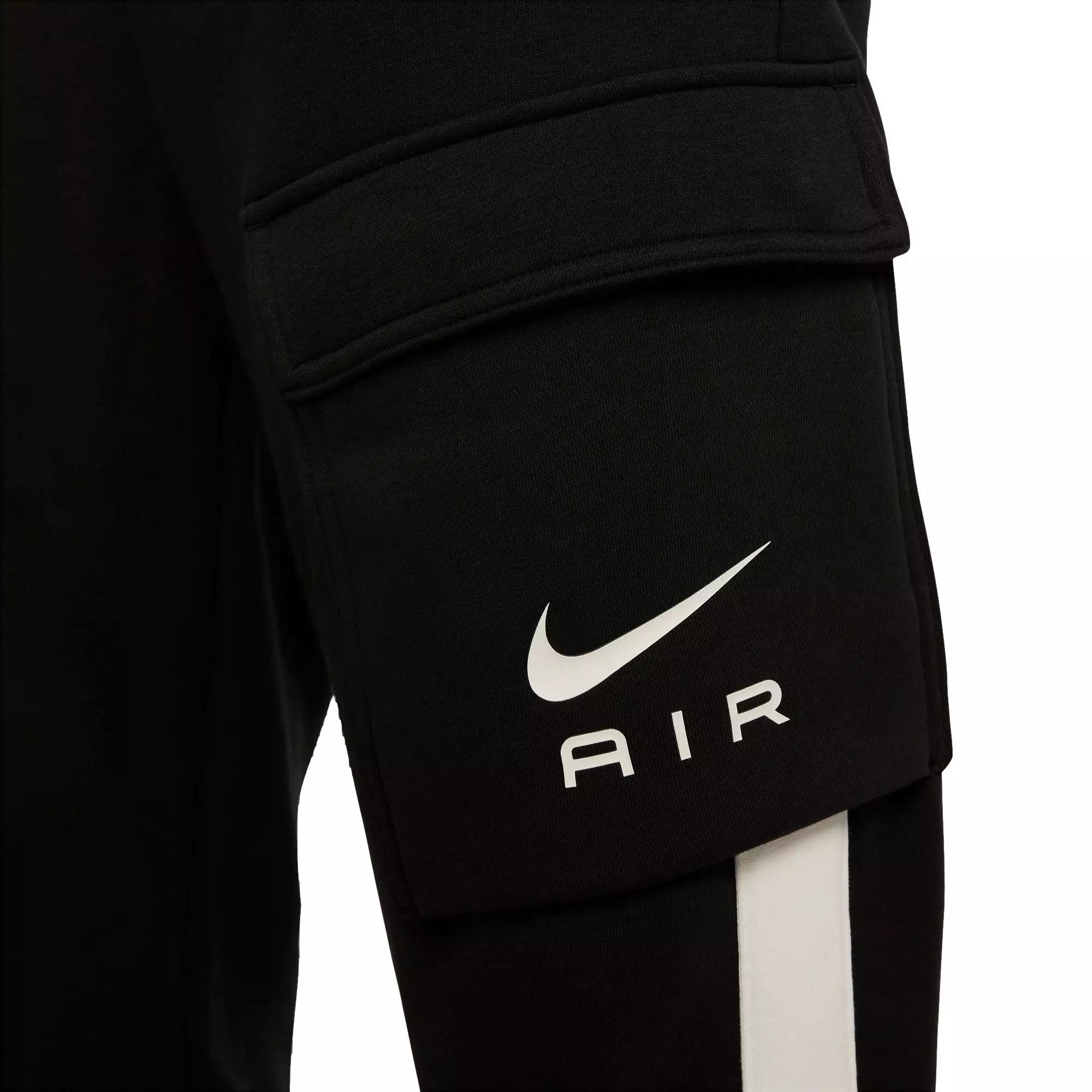 Nike Men's Air Fleece Pants-Black - BLACK