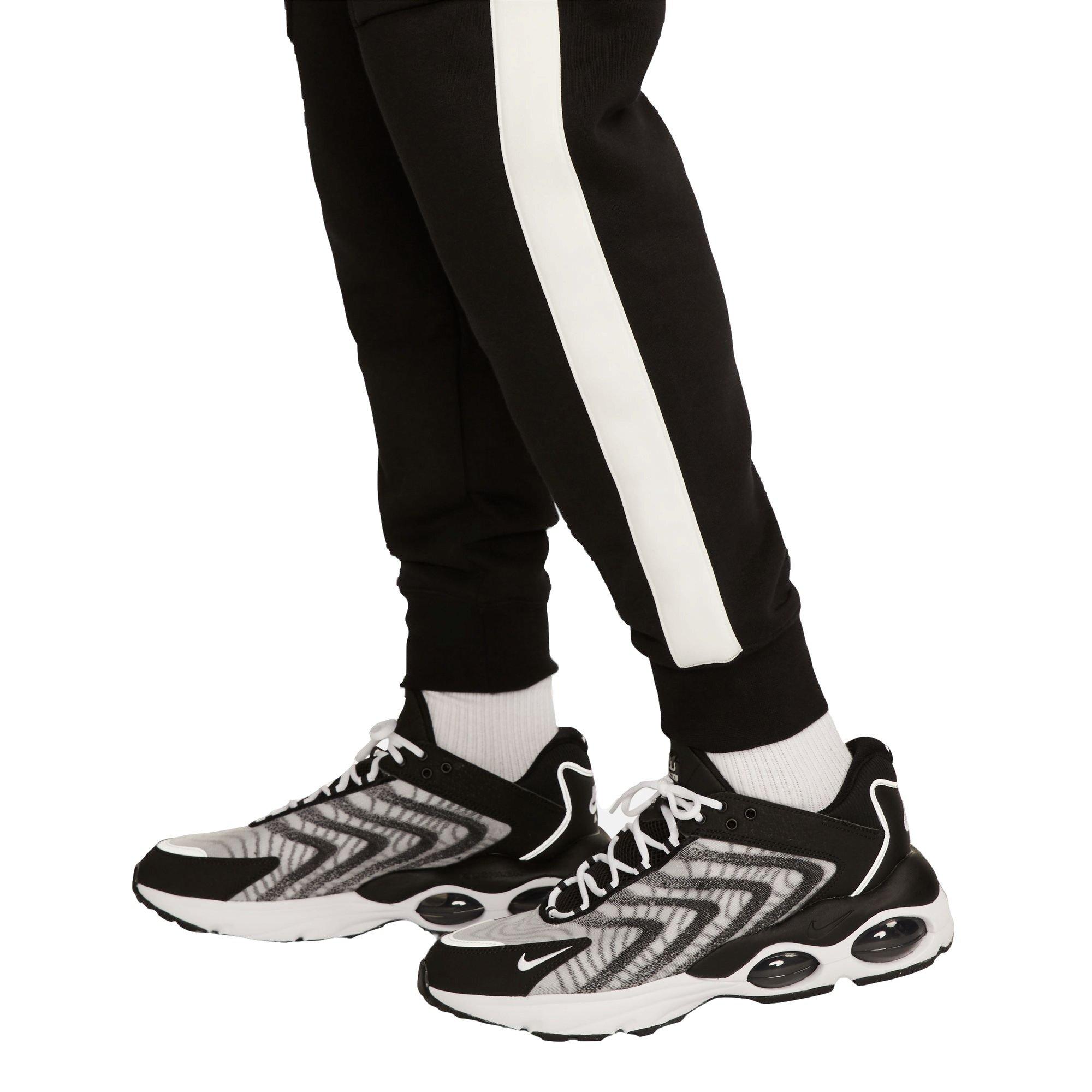 Nike Men's Air Fleece Pants-Black - BLACK Thumbnail View 5