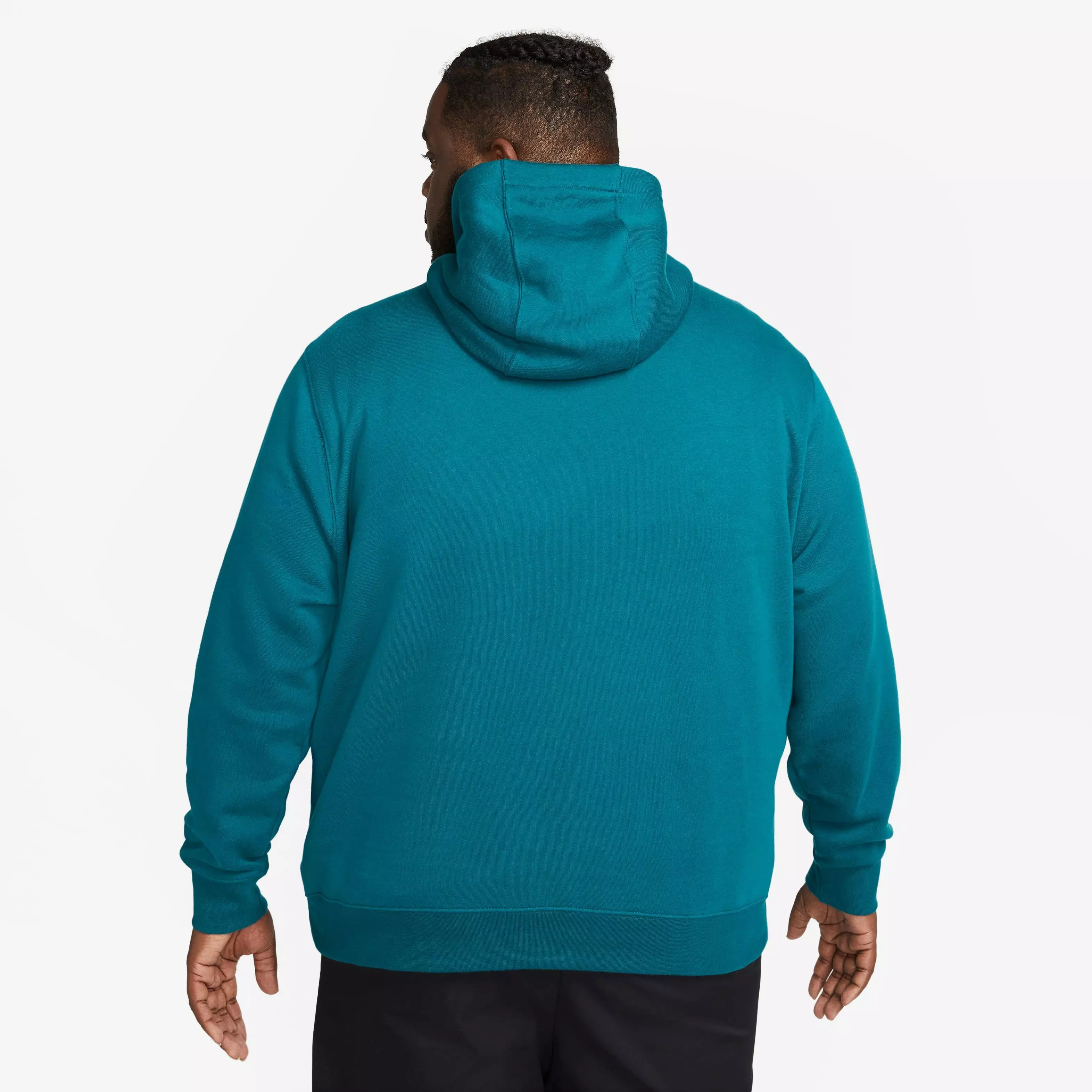 Nike Men's Sportswear Club Fleece Pullover Hoodie-Teal - TEAL