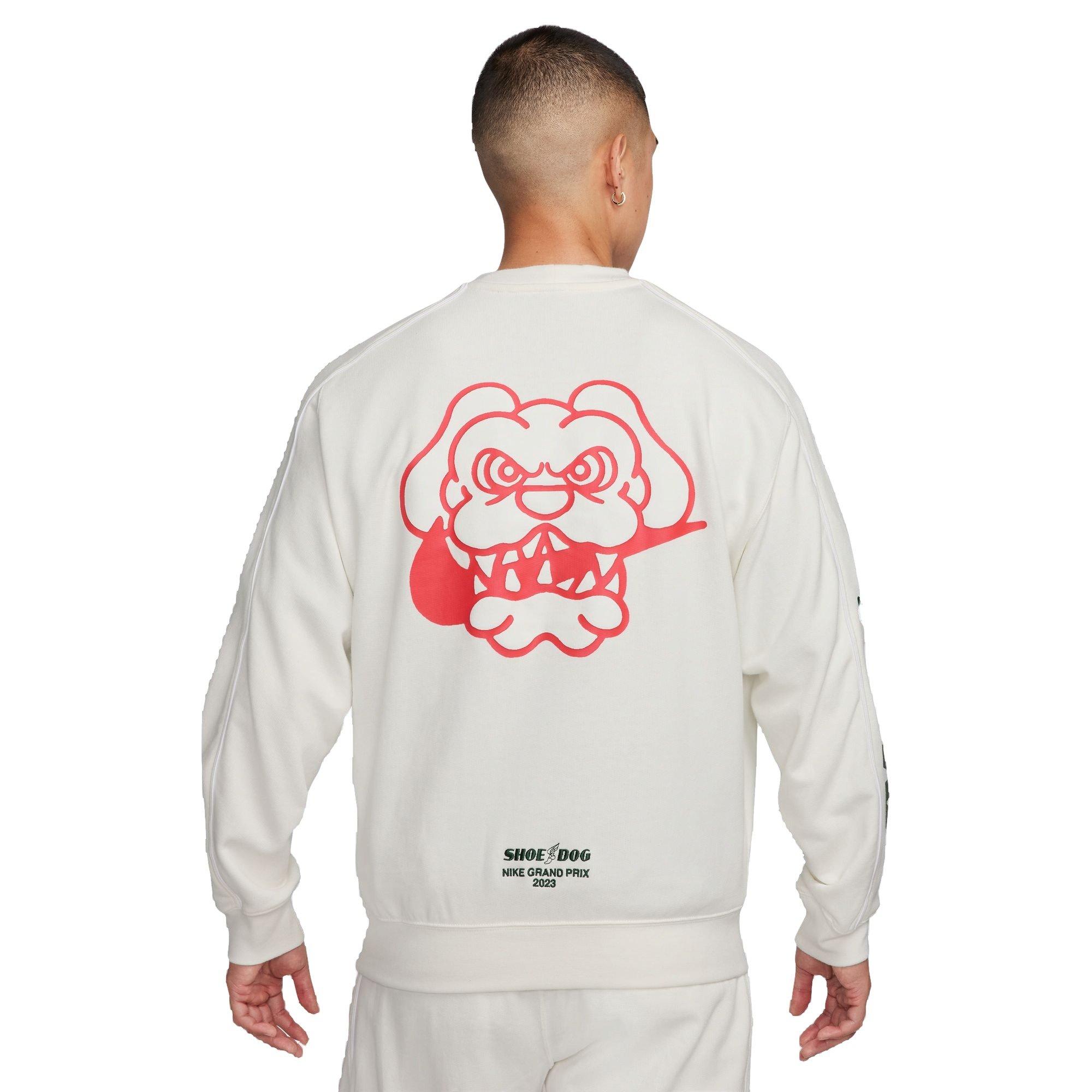 Nike Men's Sportswear Trend Fleece Crew-Off-White - OFF-WHITE Thumbnail View 2