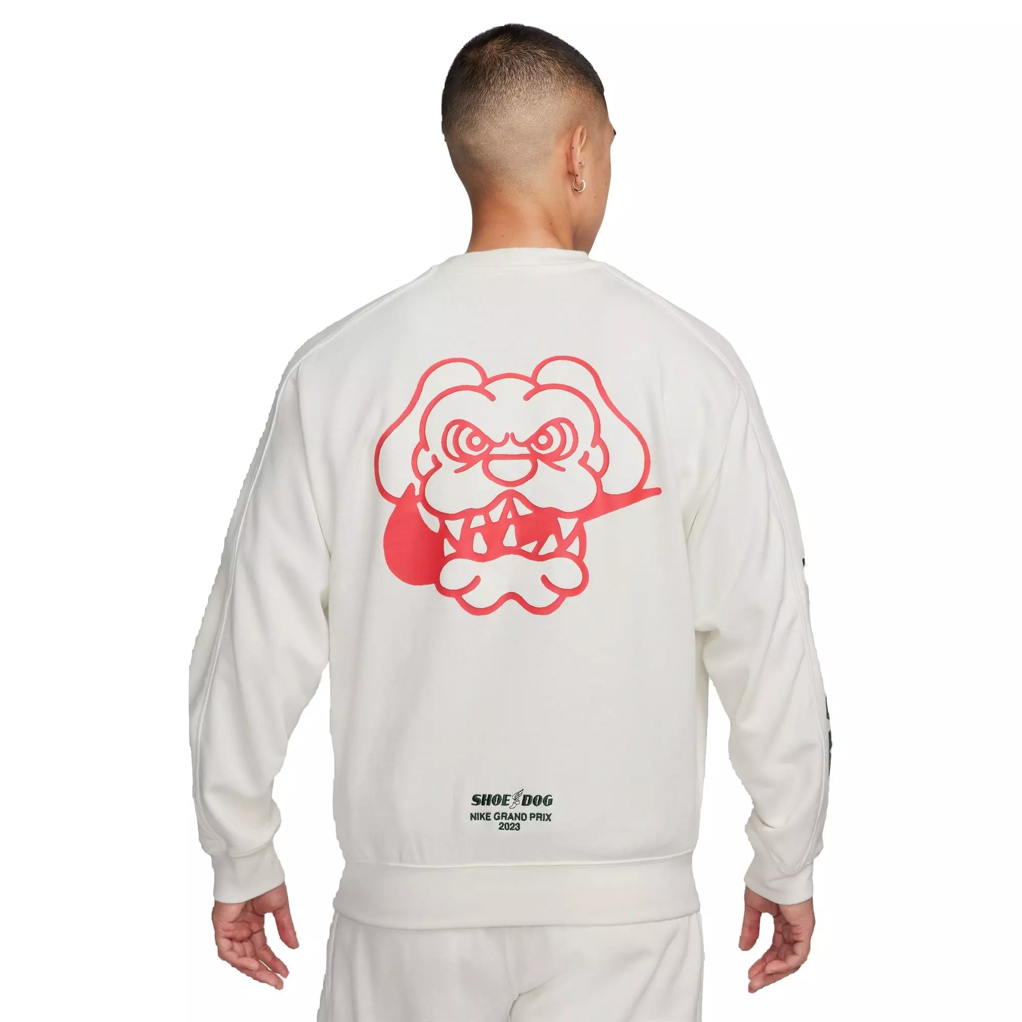 Nike Men's Sportswear Trend Fleece Crew-Off-White - OFF-WHITE