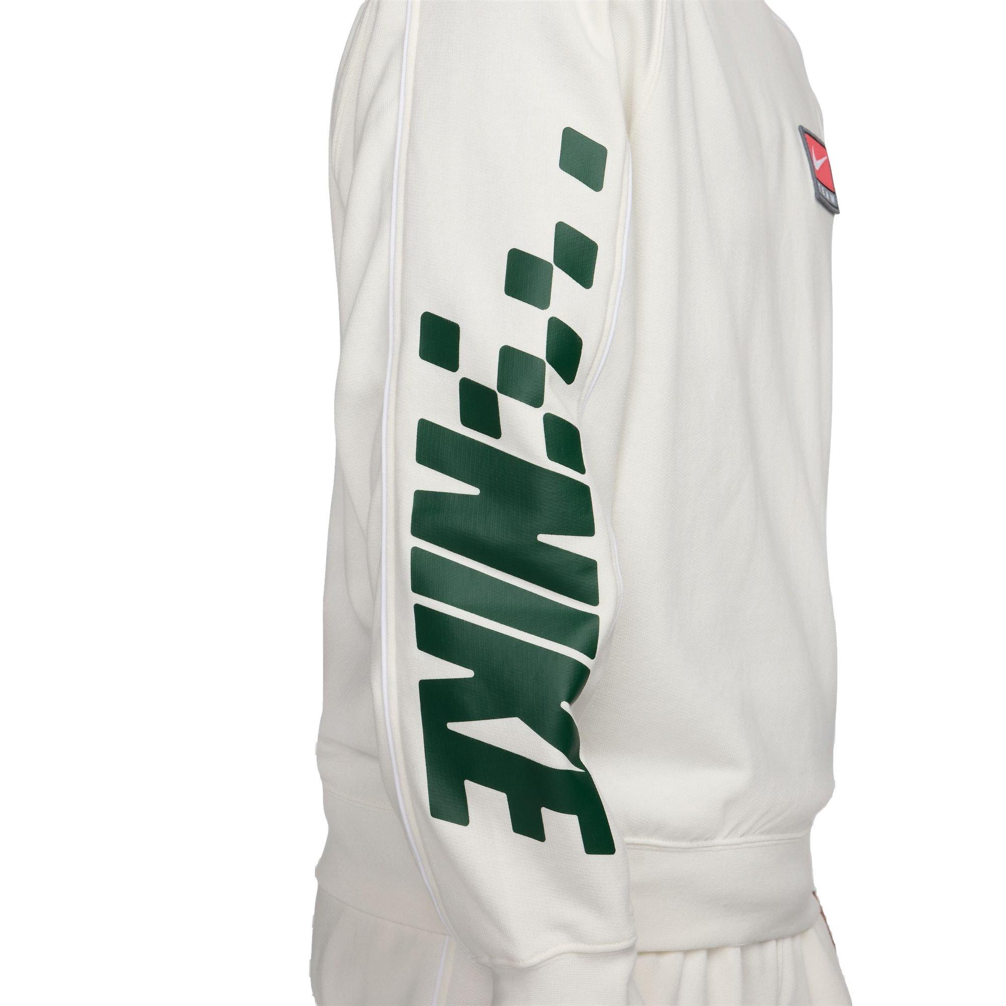 Nike Men's Sportswear Trend Fleece Crew-Off-White - OFF-WHITE Thumbnail View 5