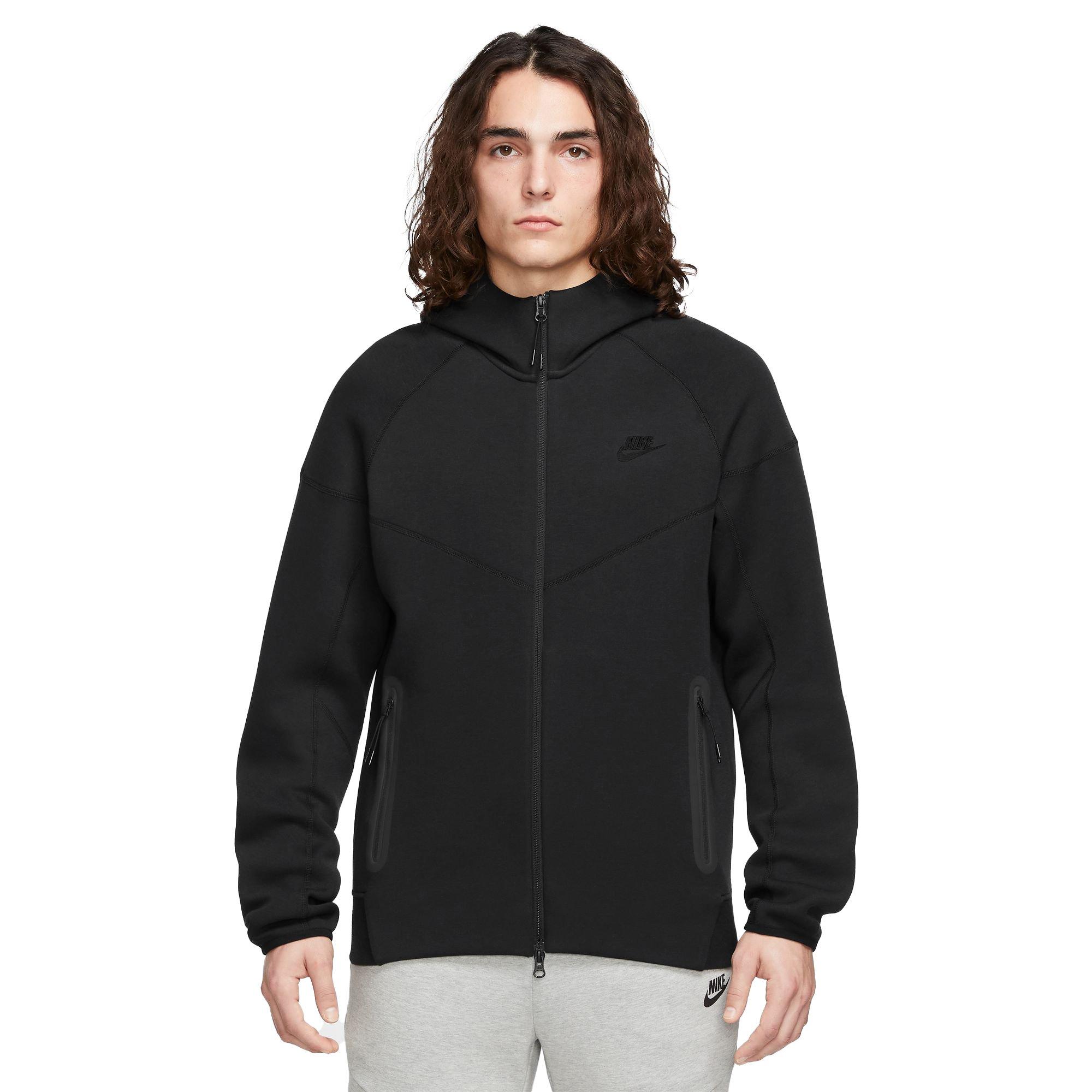 Nike Men's Sportswear Windrunner Black Hooded Jacket - Black - Hibbett