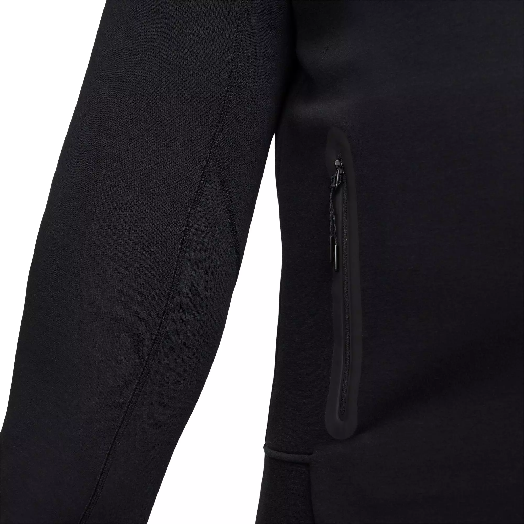 Nike Men's Sportswear Tech Fleece Full-Zip Windrunner Jacket-Black - BLACK