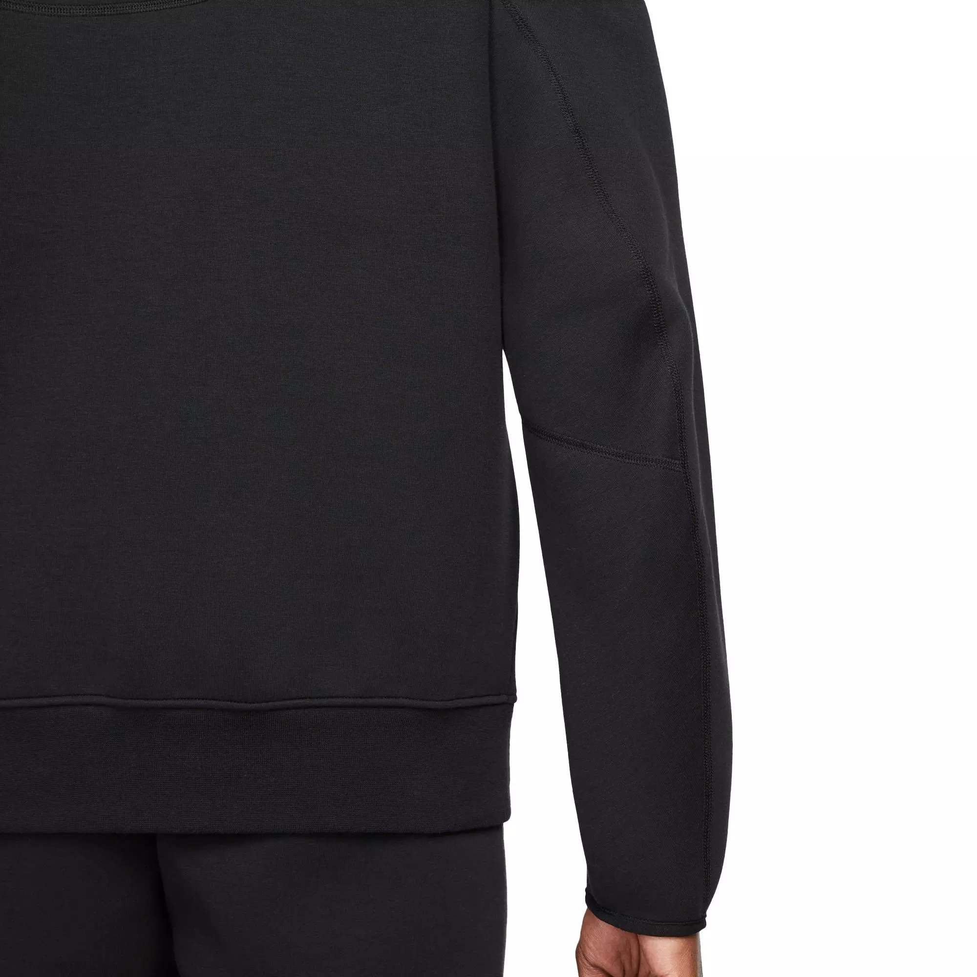 Nike Men's Sportswear Tech Fleece Full-Zip Windrunner Jacket-Black - BLACK