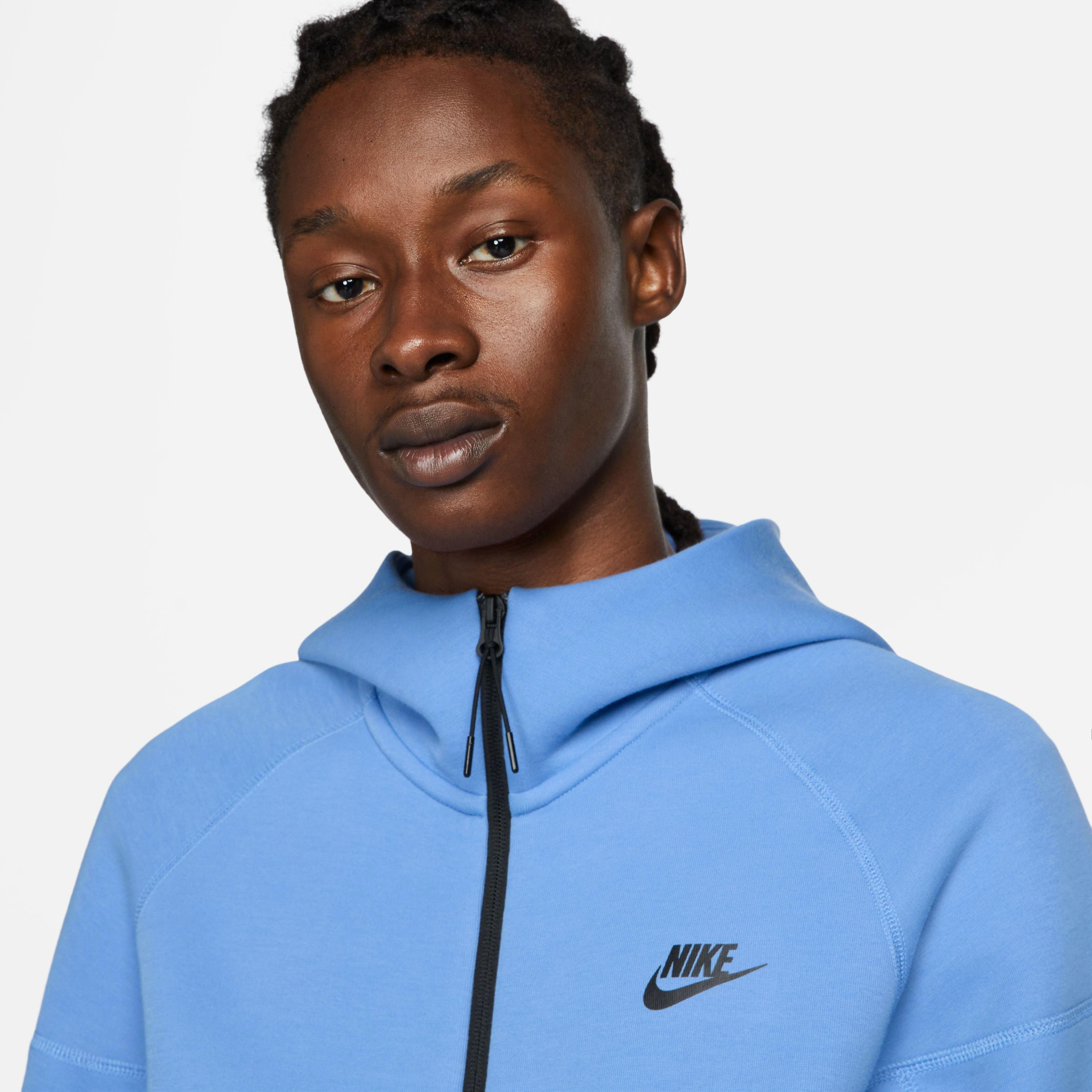 Nike Sportswear Tech Fleece Taped Full Zip Hoodie Deep Royal Blue