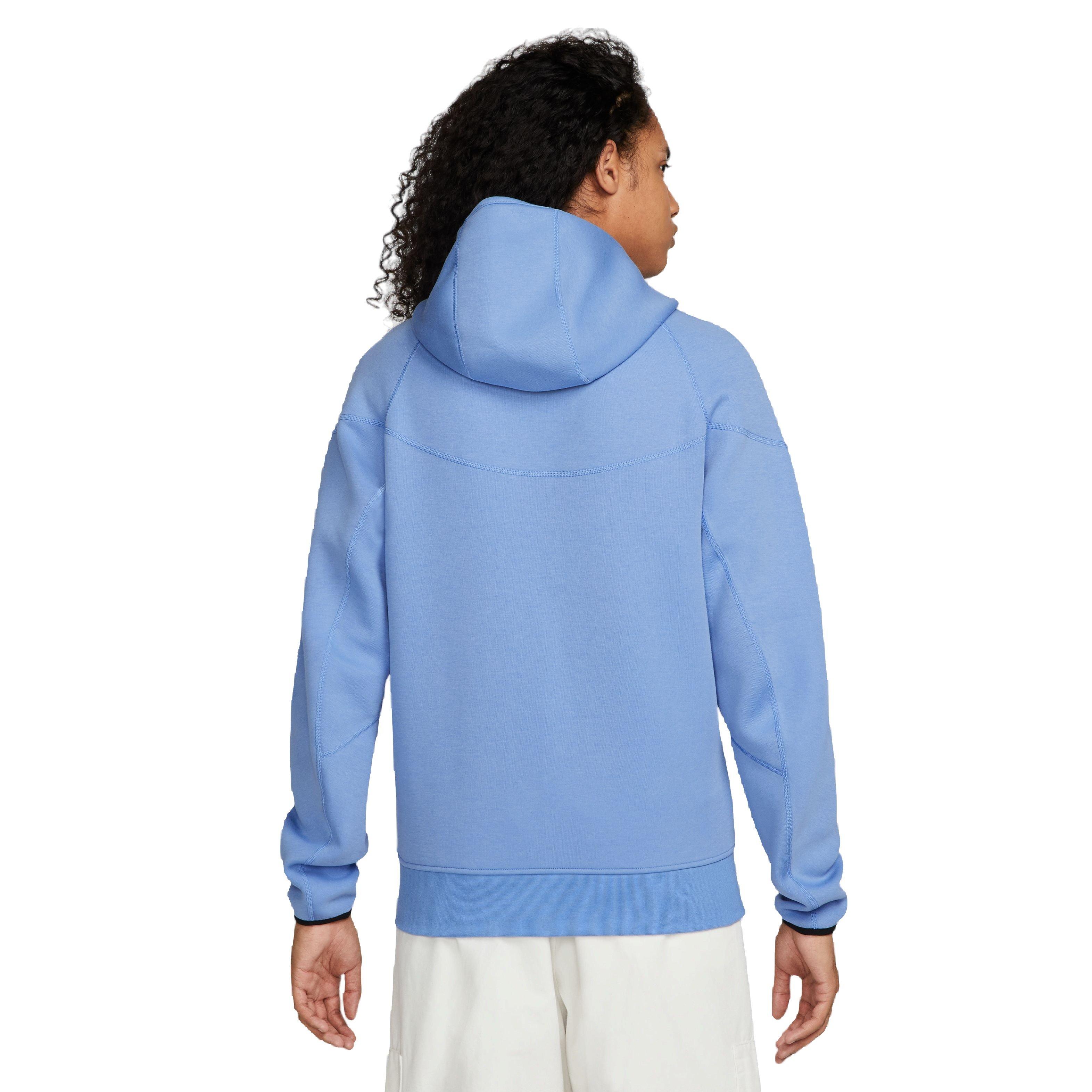 Nike tech clearance fleece jacket blue