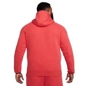 Nike Men's Tech Fleece Full-Zip Hoodie - Red
