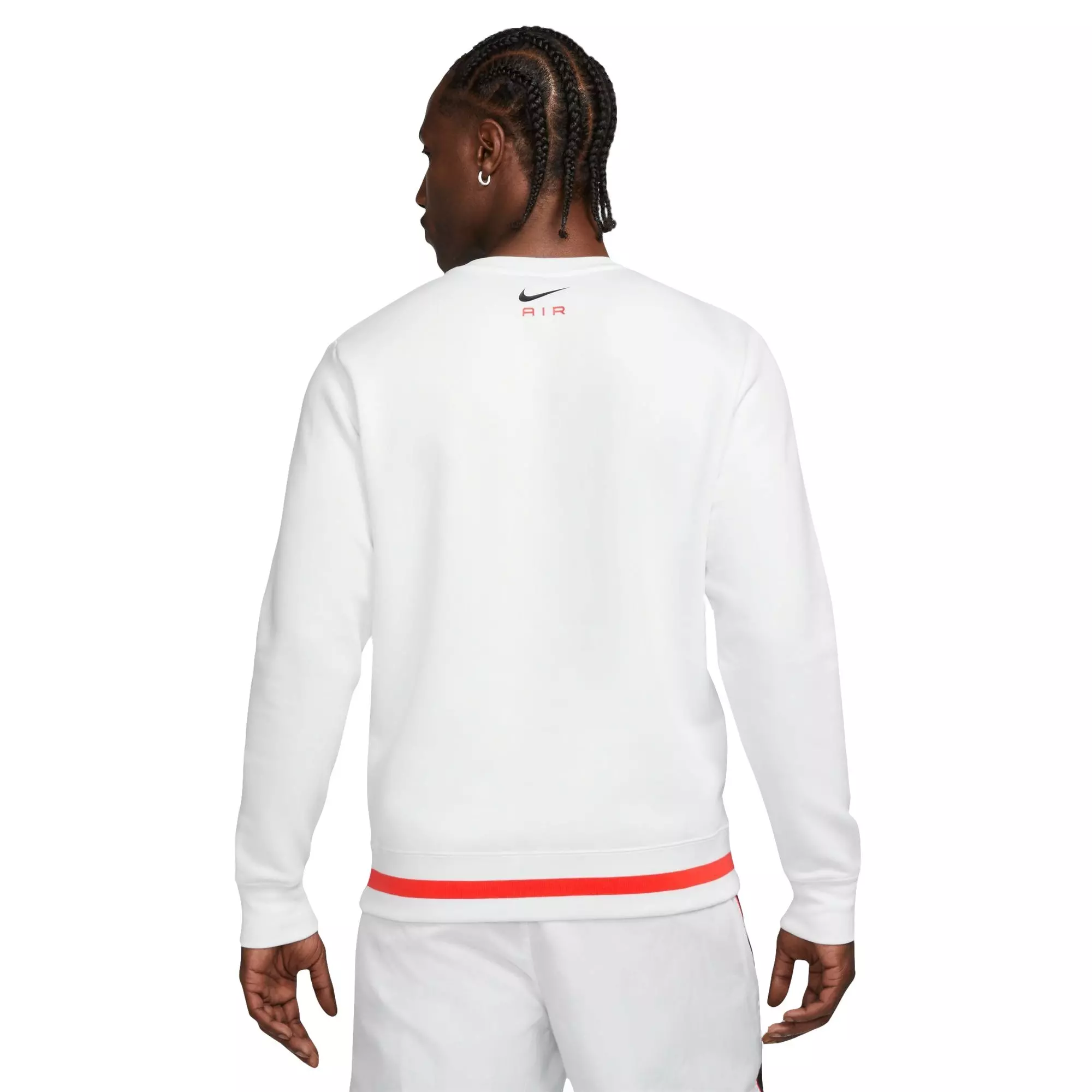 Nike Men's Air Crewneck Sweatshirt - White - WHITE
