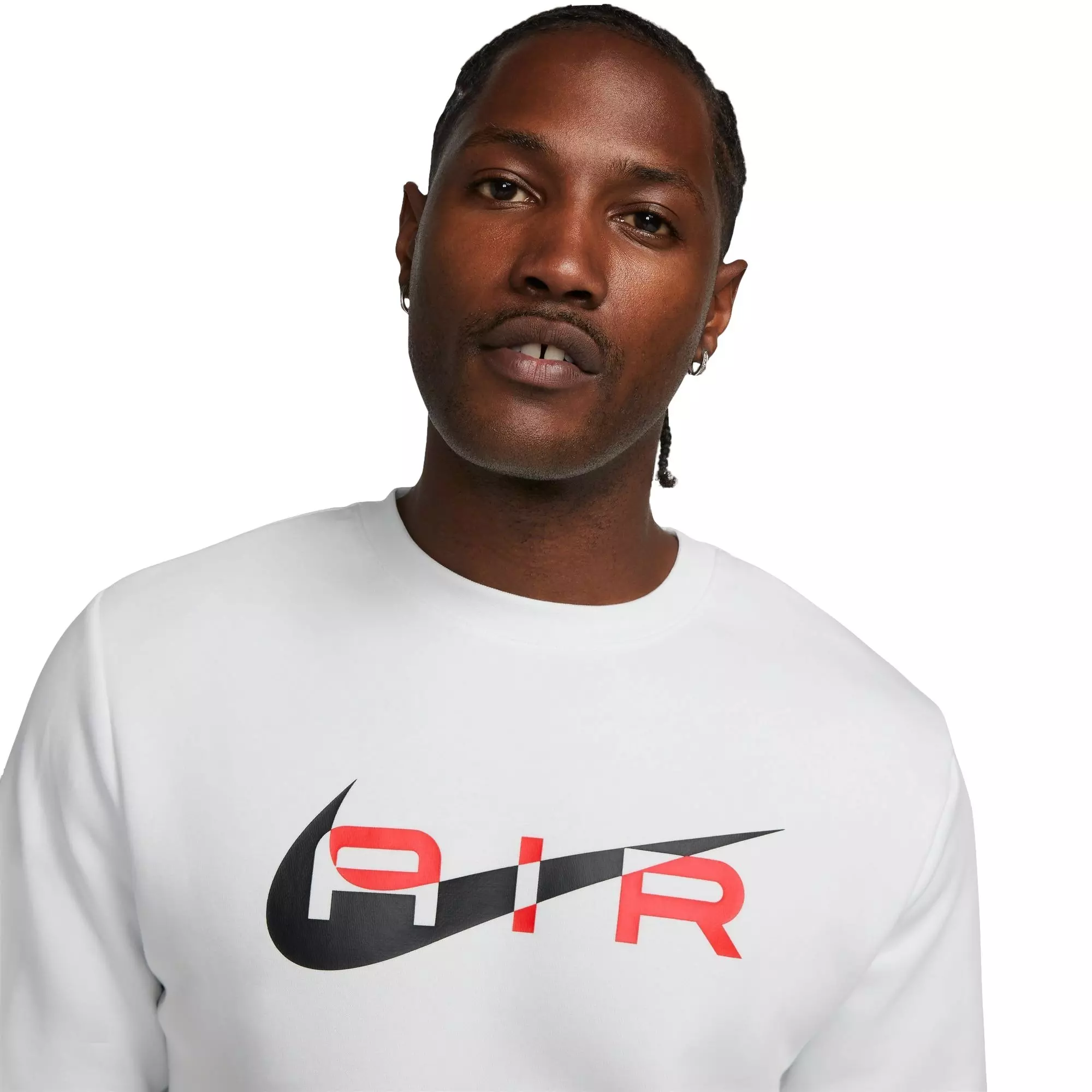 Nike Men's Air Crewneck Sweatshirt - White - WHITE
