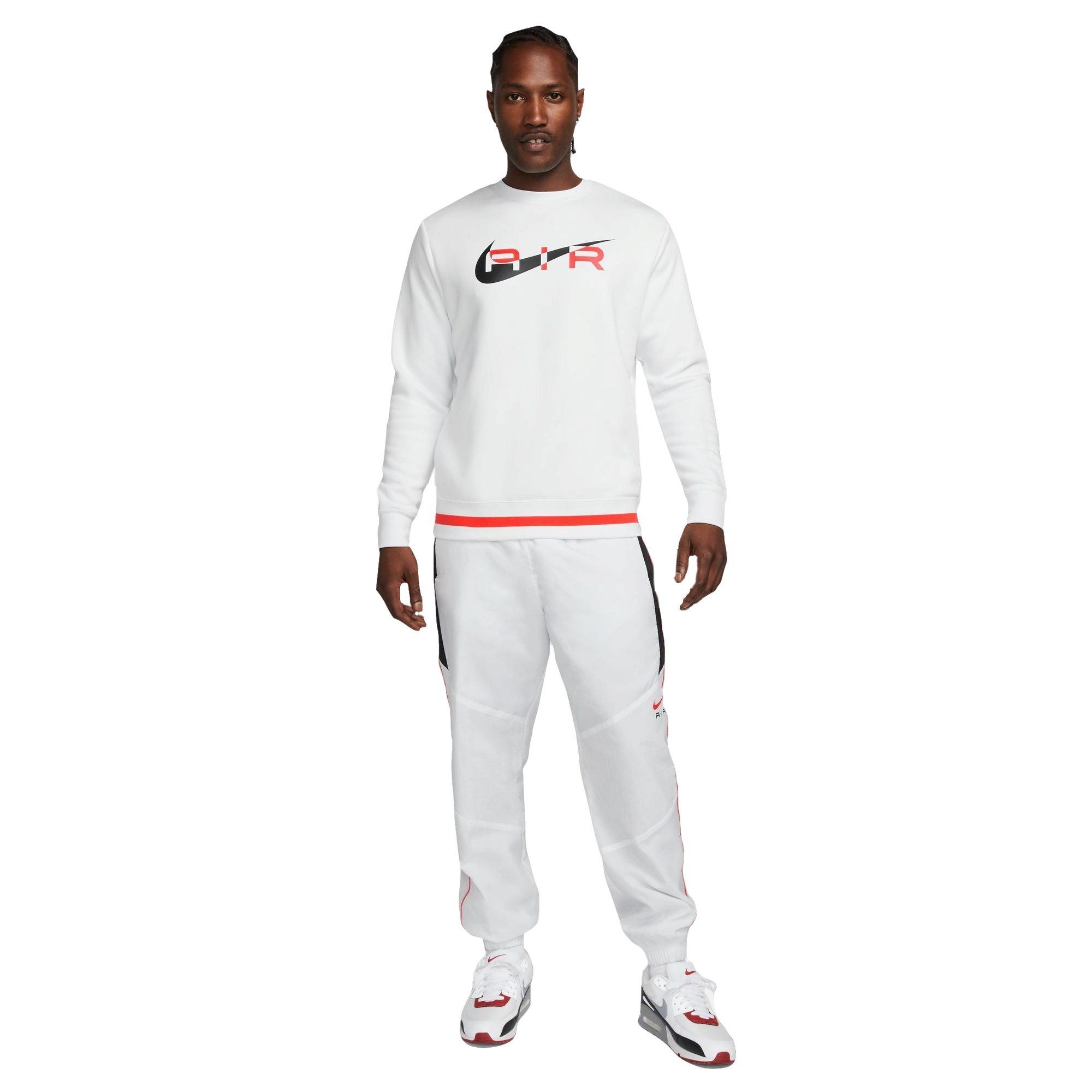 Nike Men's Air Crewneck Sweatshirt - White - WHITE Thumbnail View 5