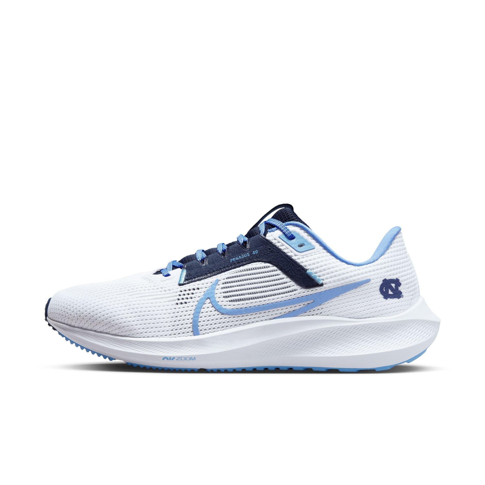 Nike Pegasus 40 "UNC" Men's Running Shoe - WHITE/VALOR BLUE/COLLEGE NAVY Thumbnail View 8