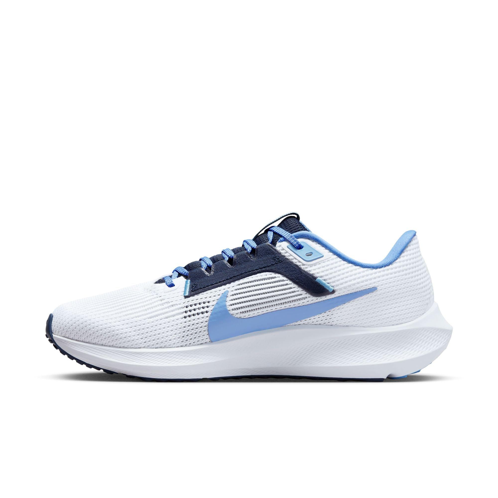 Nike Pegasus 40 "UNC" Men's Running Shoe - WHITE/VALOR BLUE/COLLEGE NAVY Thumbnail View 9