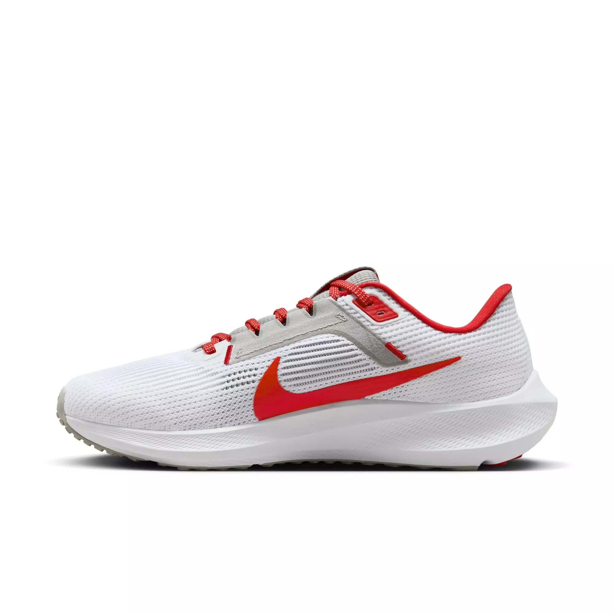 Nike Pegasus 40 "Ohio State" Men's Running Shoe - WHITE/UNIVERSITY RED/PEWTER GREY